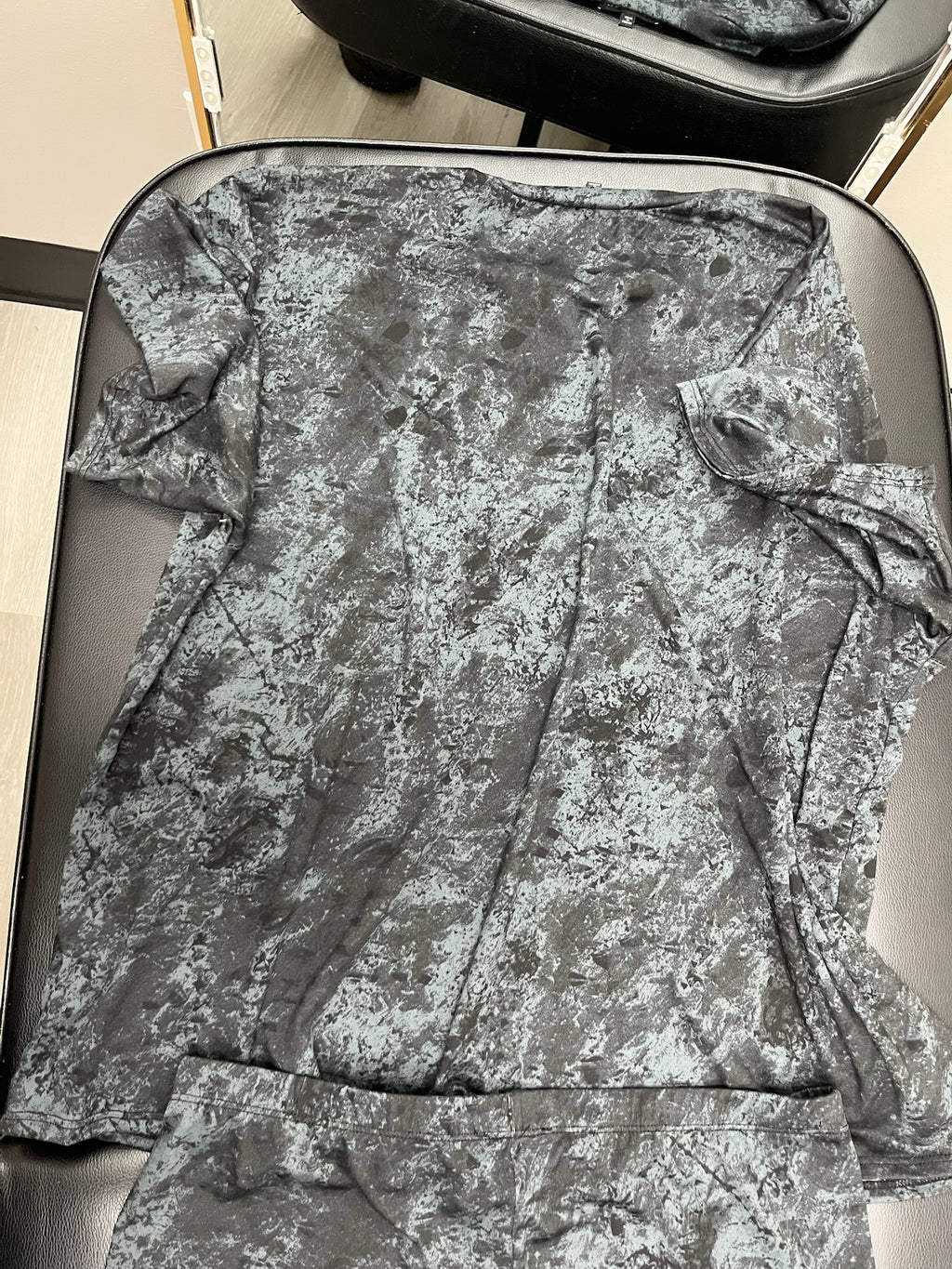 Women’s Grey Tie Dye Top & Shorts Set