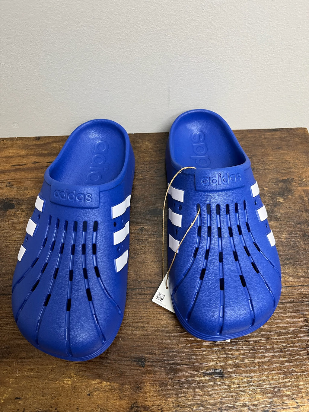 Unisex Blue Adidas Clogs
