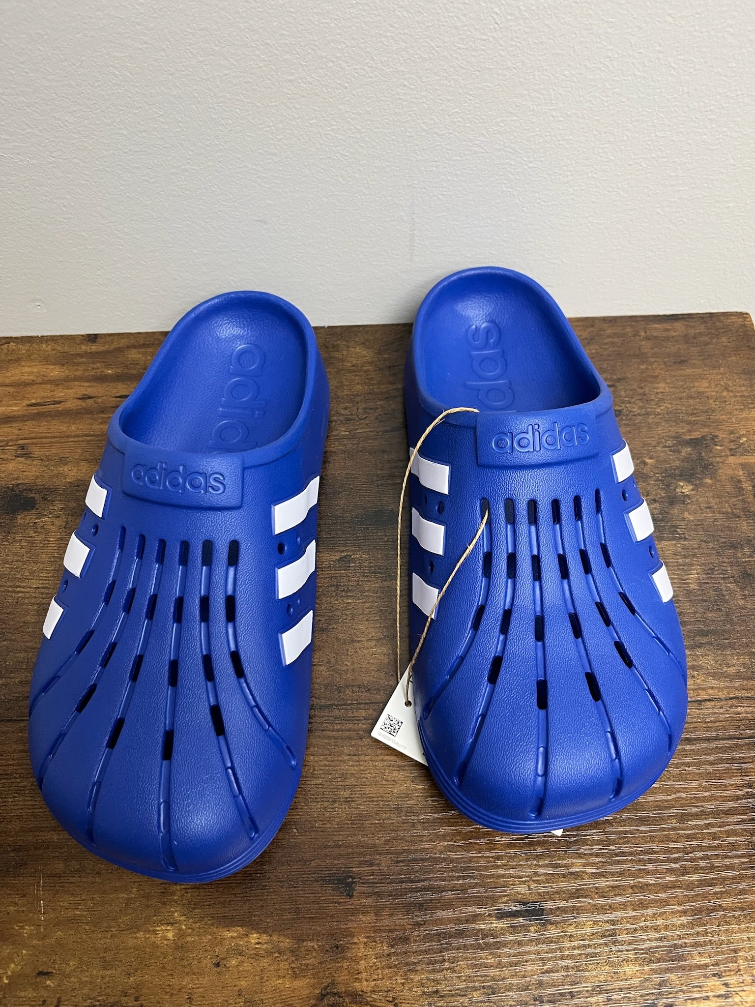 Unisex Blue Adidas Clogs