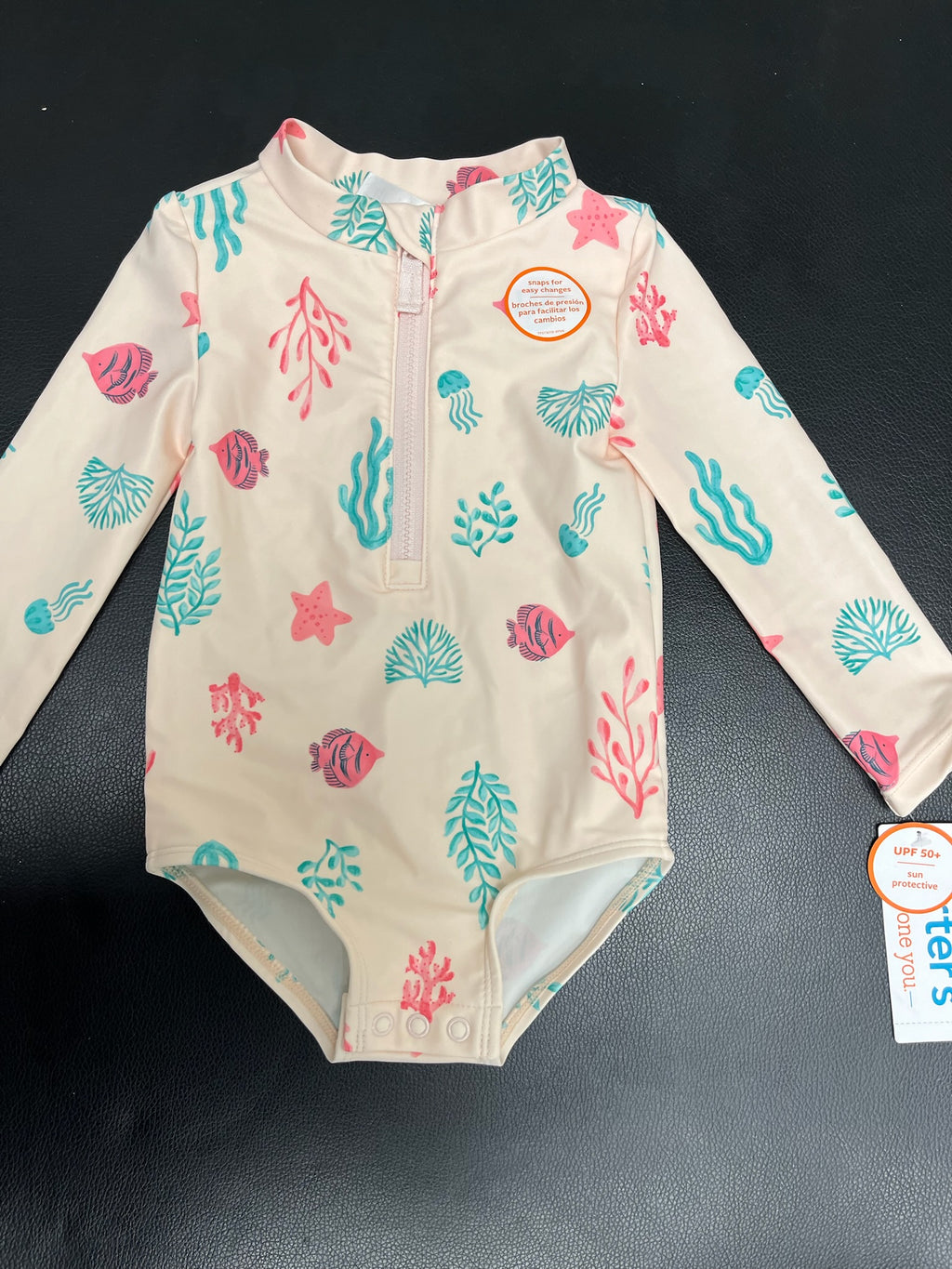 Girls Long Sleeve Bathing Suit