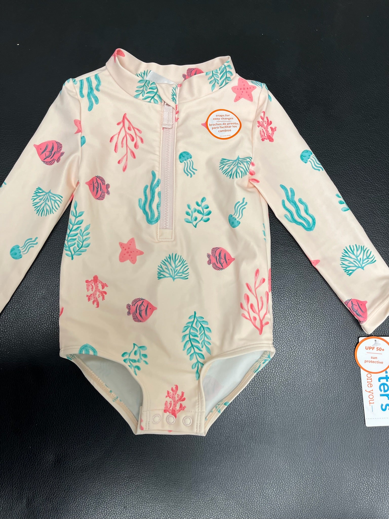 Girls Long Sleeve Bathing Suit
