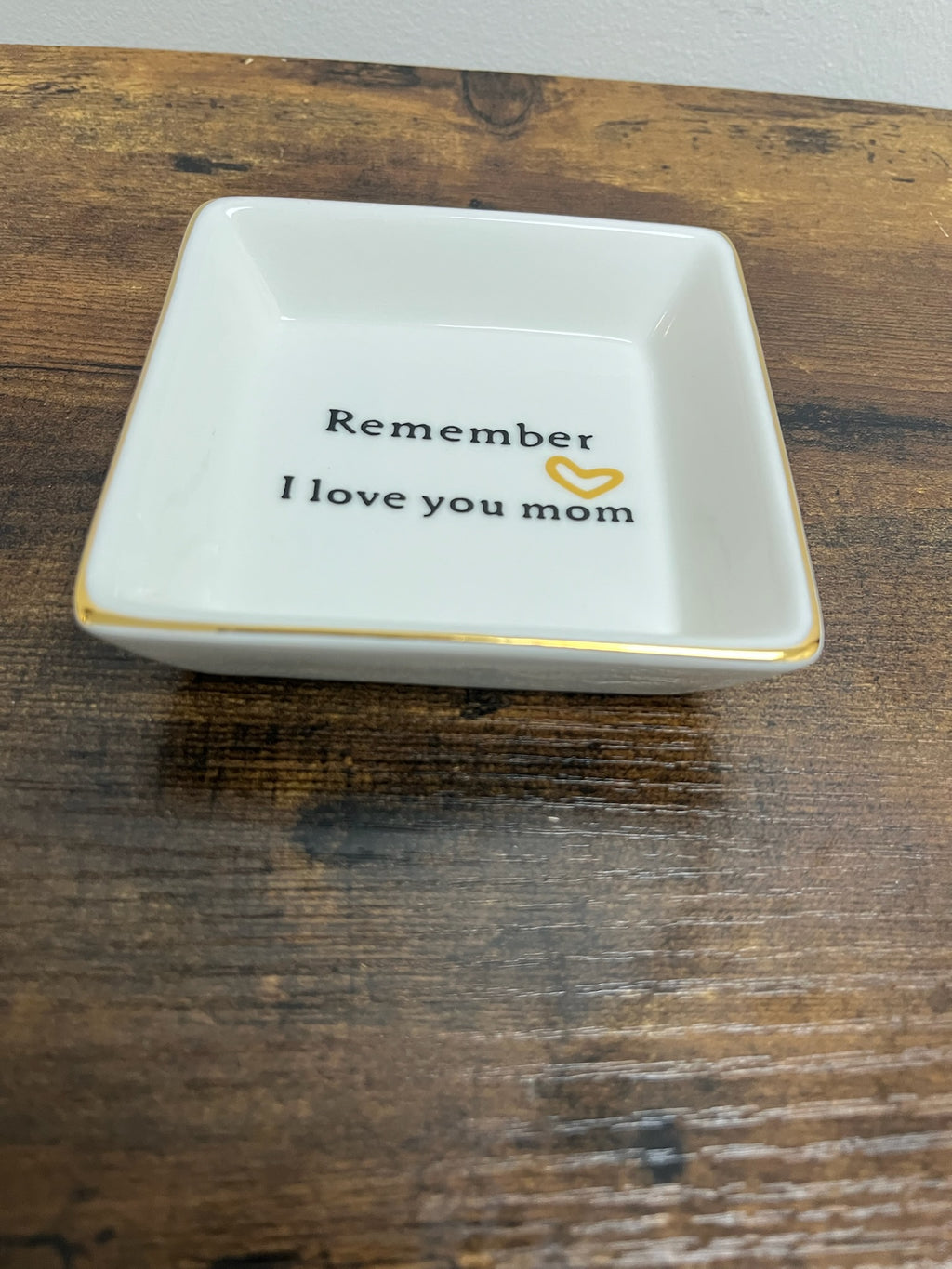 New Mom Trinket Candy Dish-Regular Writing