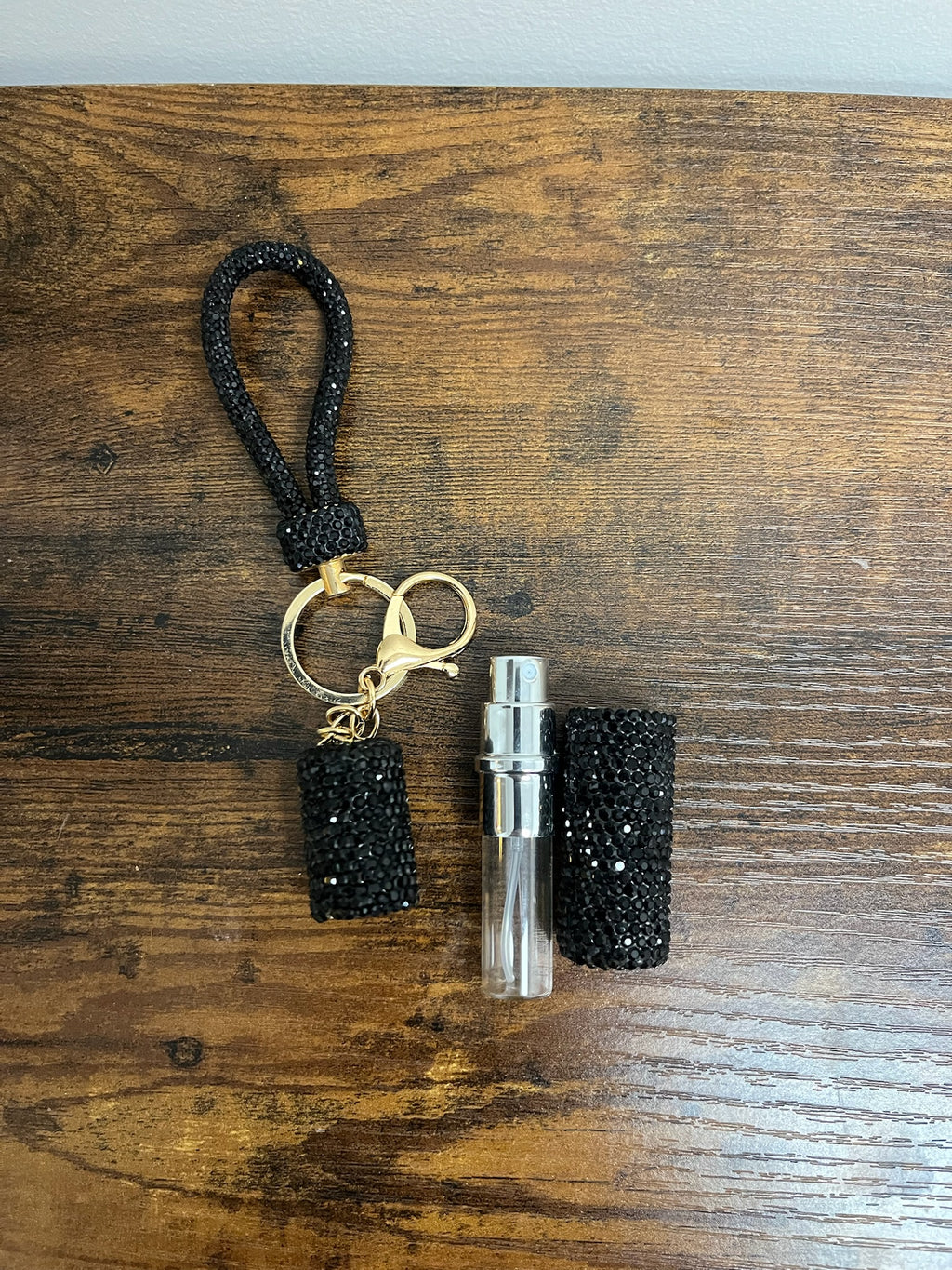 Bling Travel Perfume Bottle Keychain