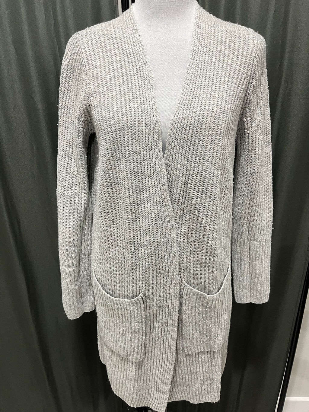 Grey Knitted Cardigan image 0