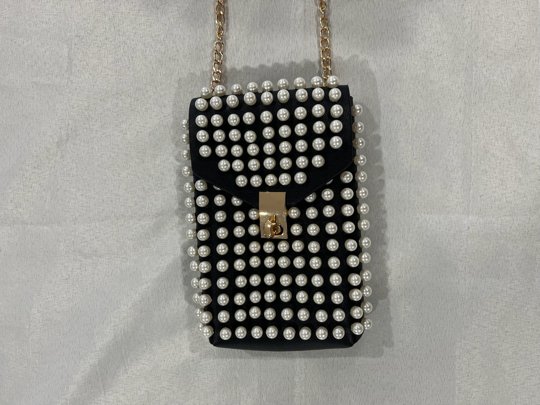 Black Pearl Crossbody phone bag image 2