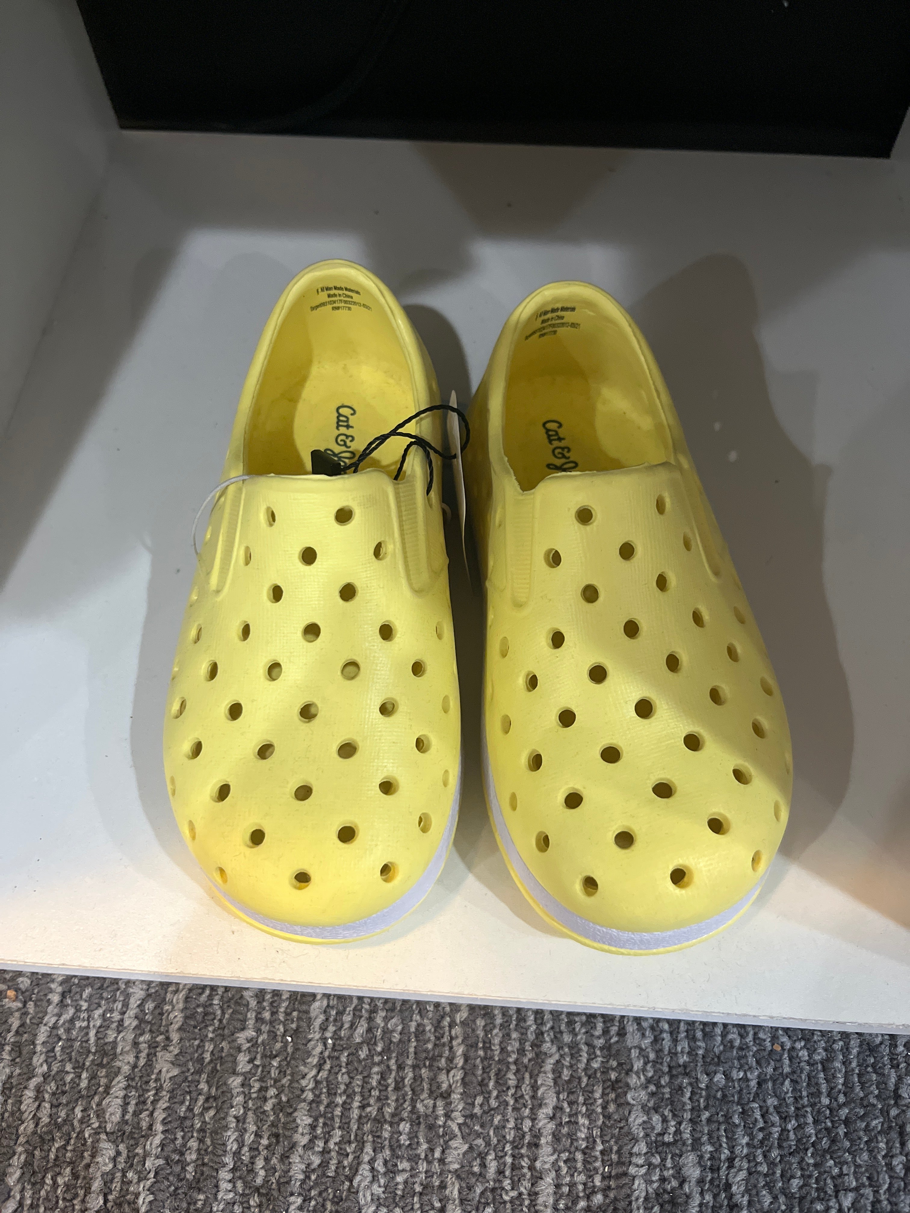 New Yellow Slip On Shoes