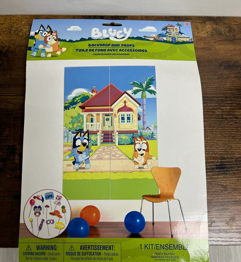 Bluey Backdrop & Prop Kit