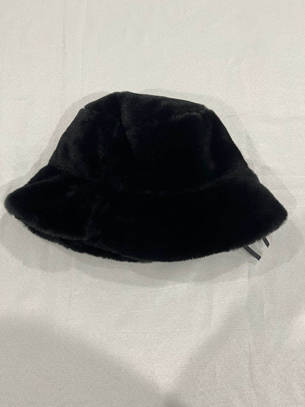 Black Fuzzy Unisex Hat image 2