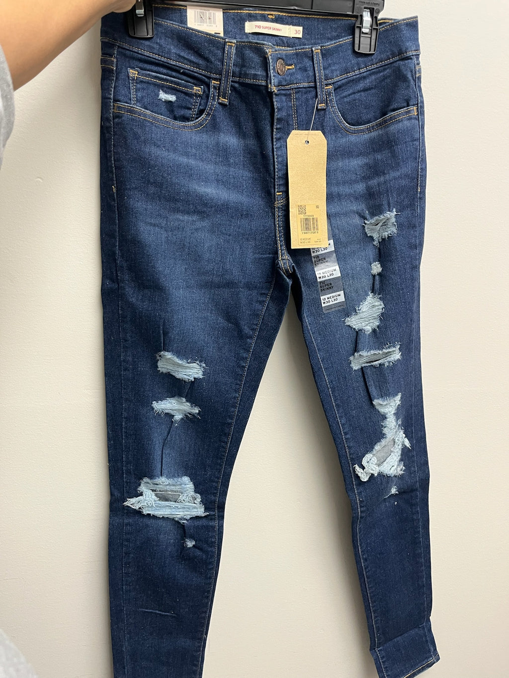 New Women’s Blue Ripped Jeans