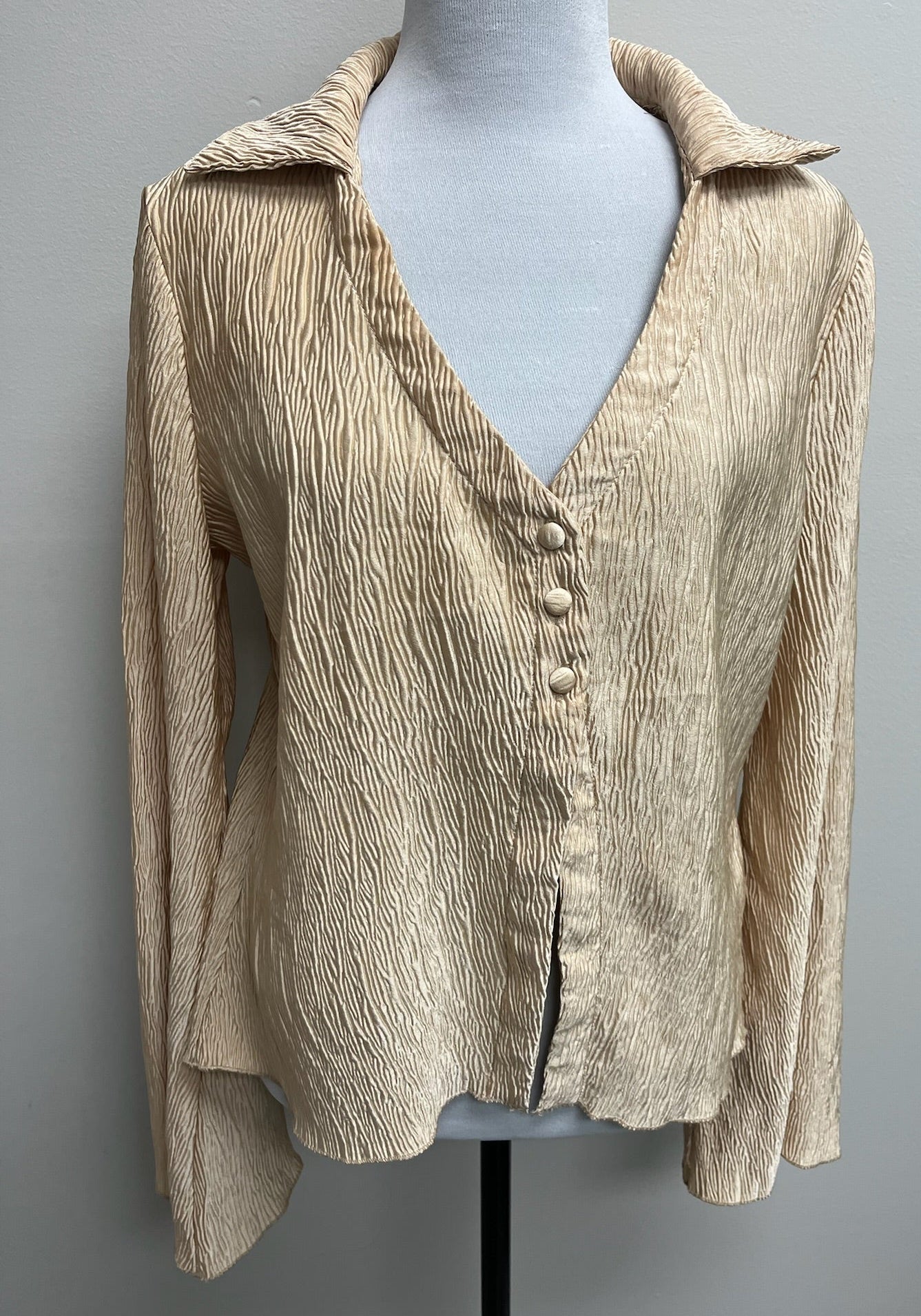 Women’s Beige Long Sleeve Shirt