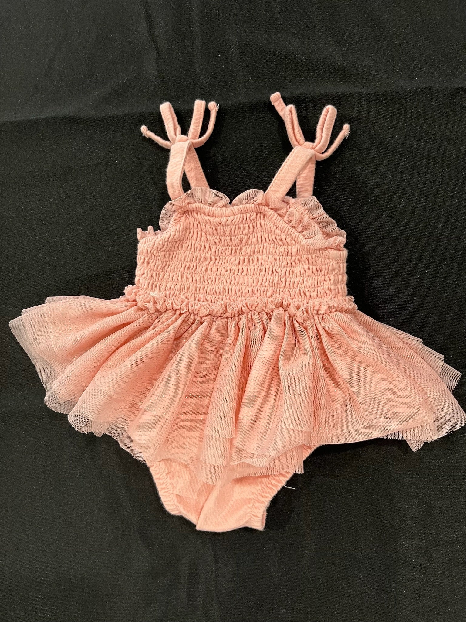 Pink Tutu Dress Onesie image 1
