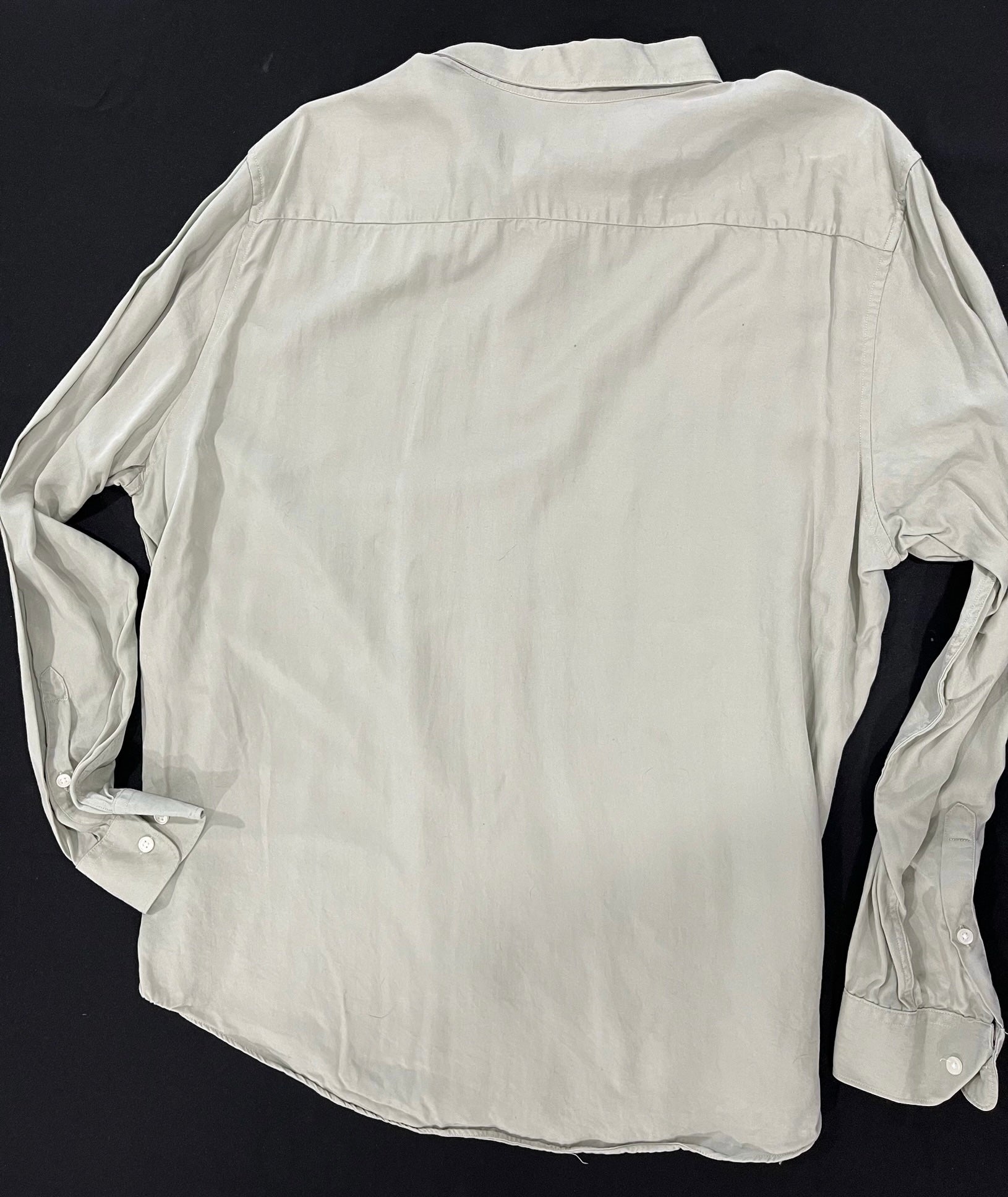 Green H&M Button Up Shirt image 2