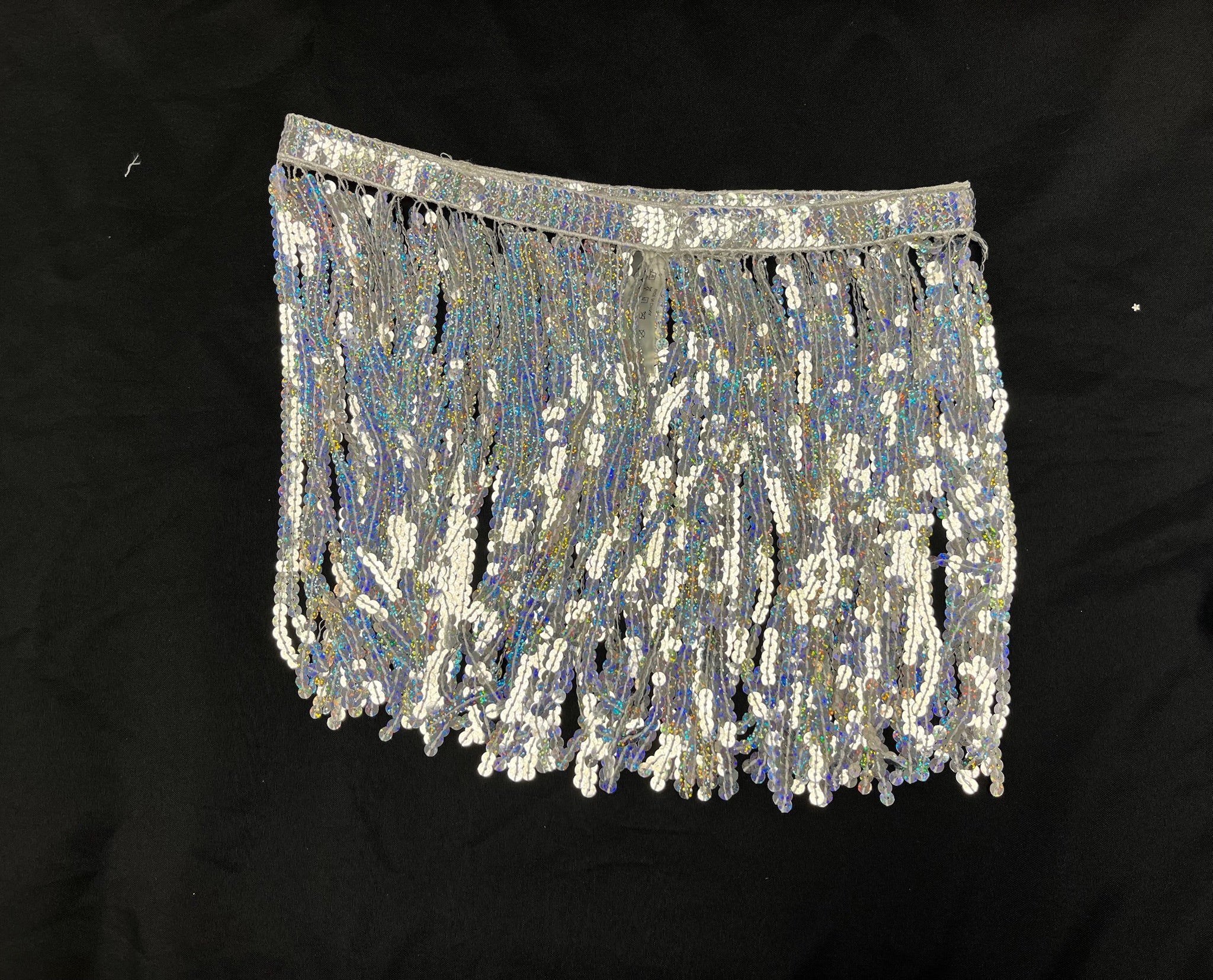 Girls Sequin Tassel Skirt