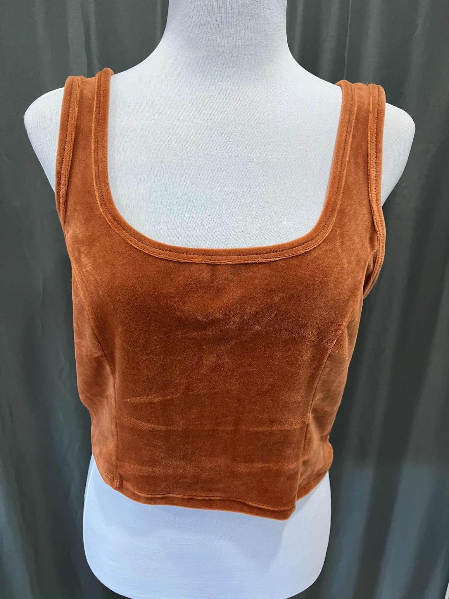 Women’s Caramel Brown Crop Top image 0