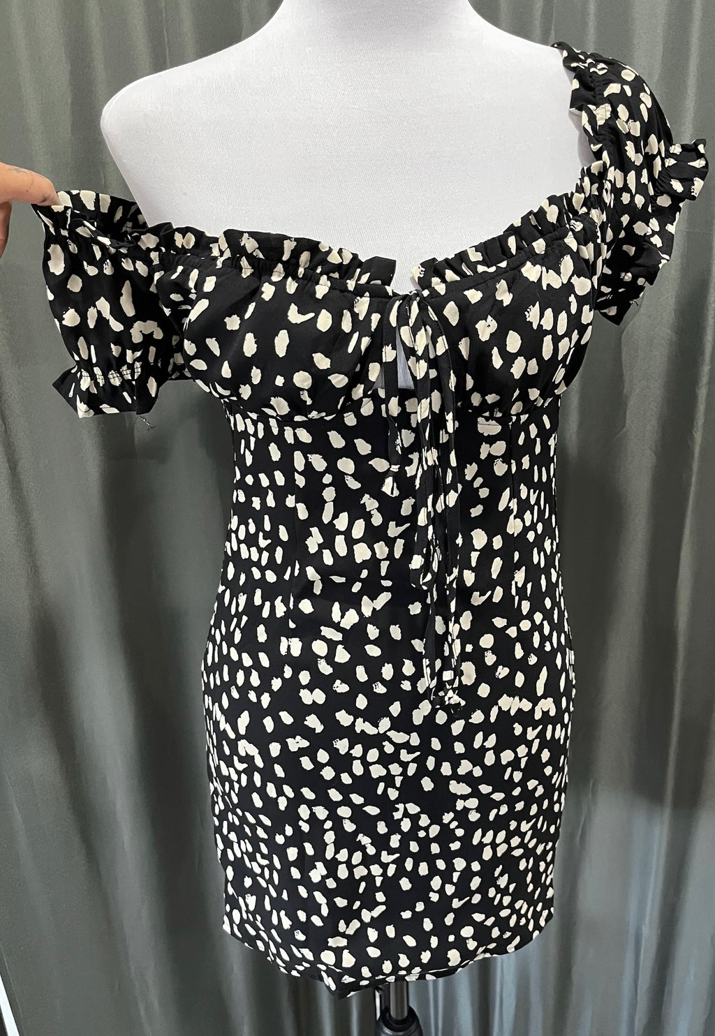 Women’s Black & White Dress image 3