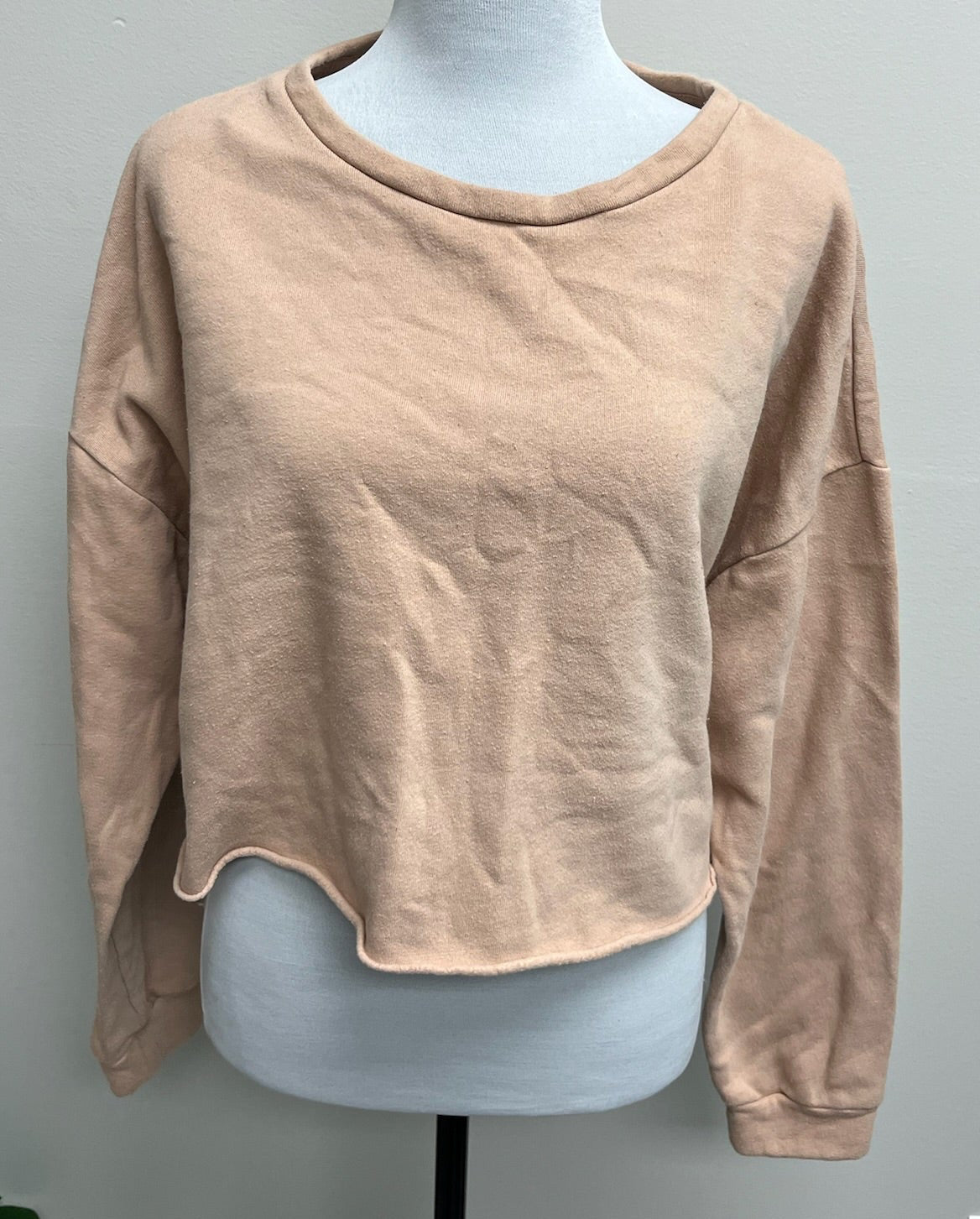 Used Womens Crop Sweater Shirt