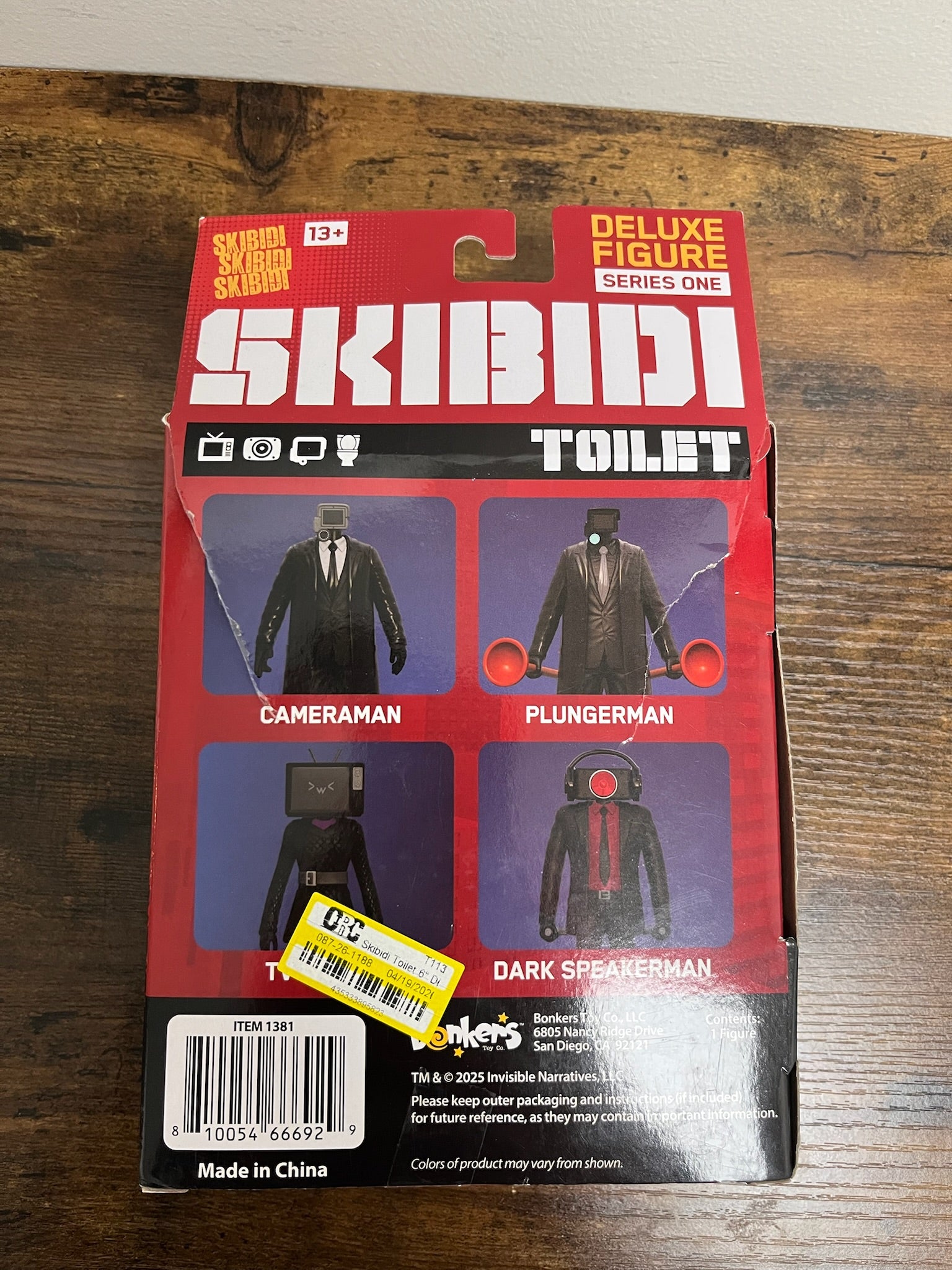 New Skibidi Toilet Cameraman Figurine