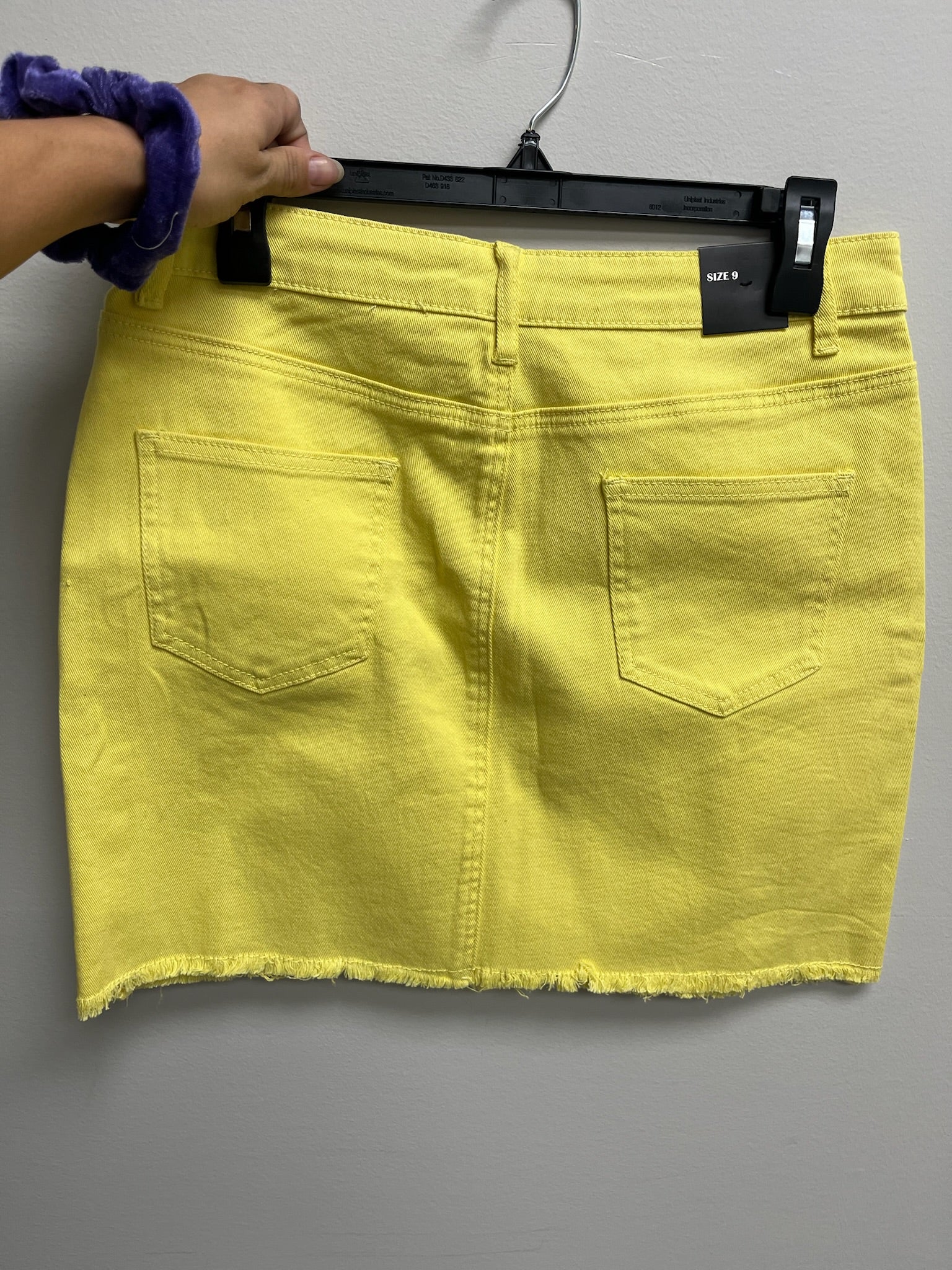 New Women’s Yellow Jean Skirt