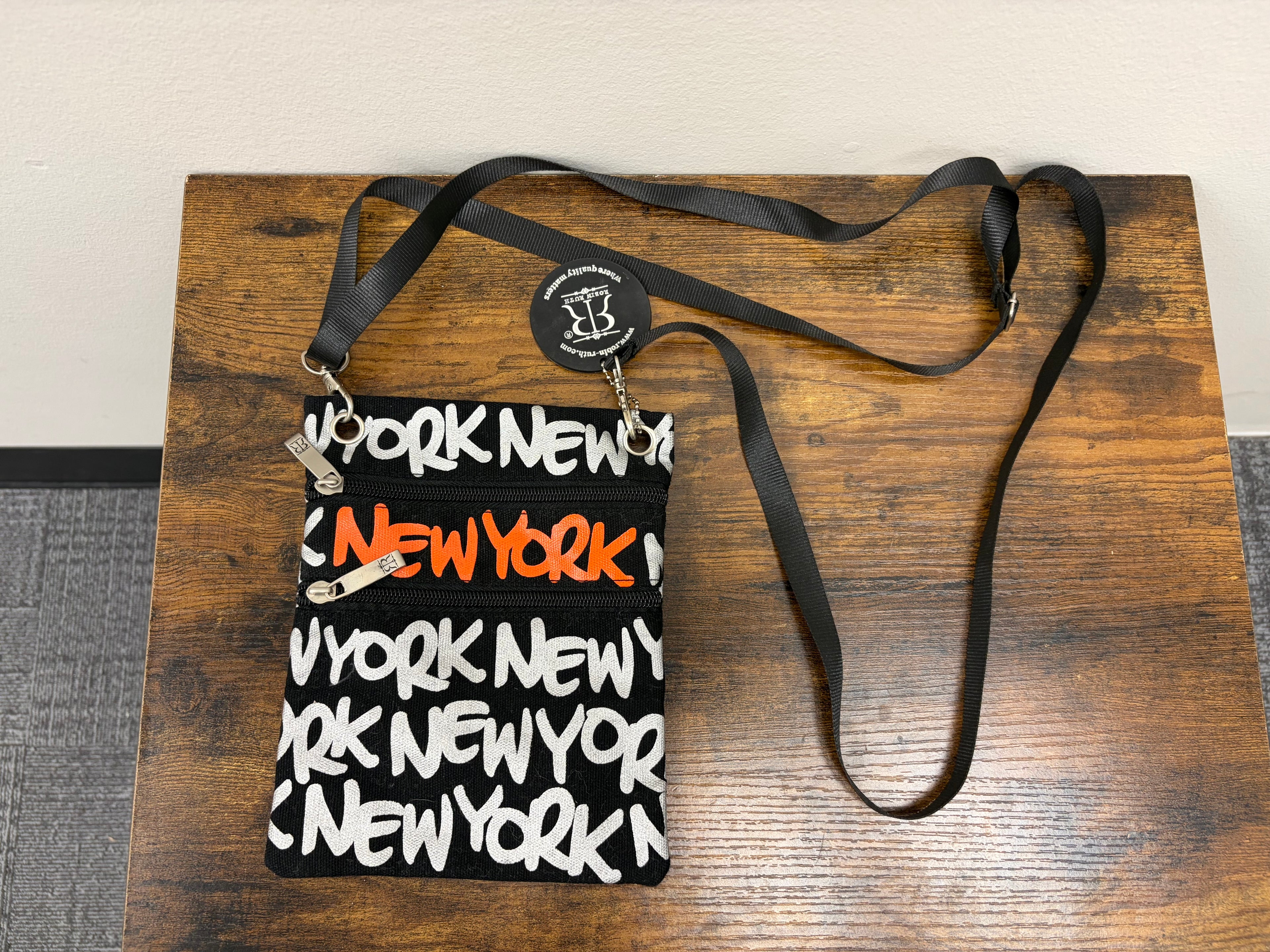 Used New York Crossbody Purse