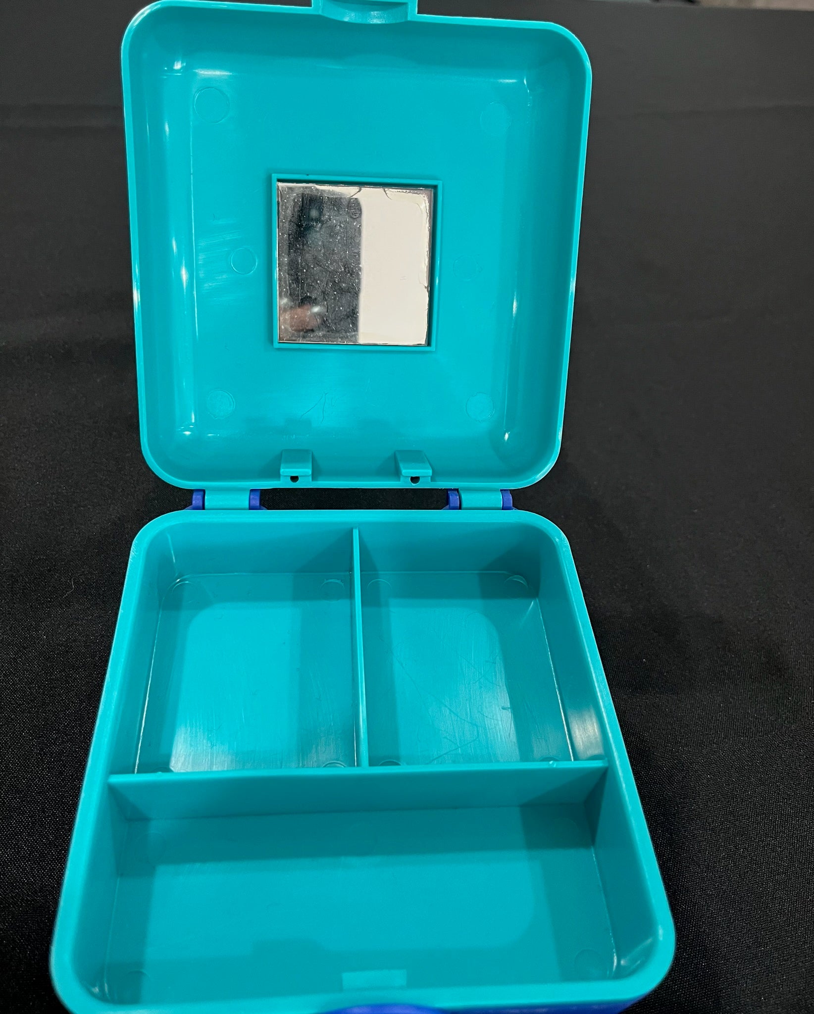 Small Square Plastic Organizer Case With Removable Tray image 3