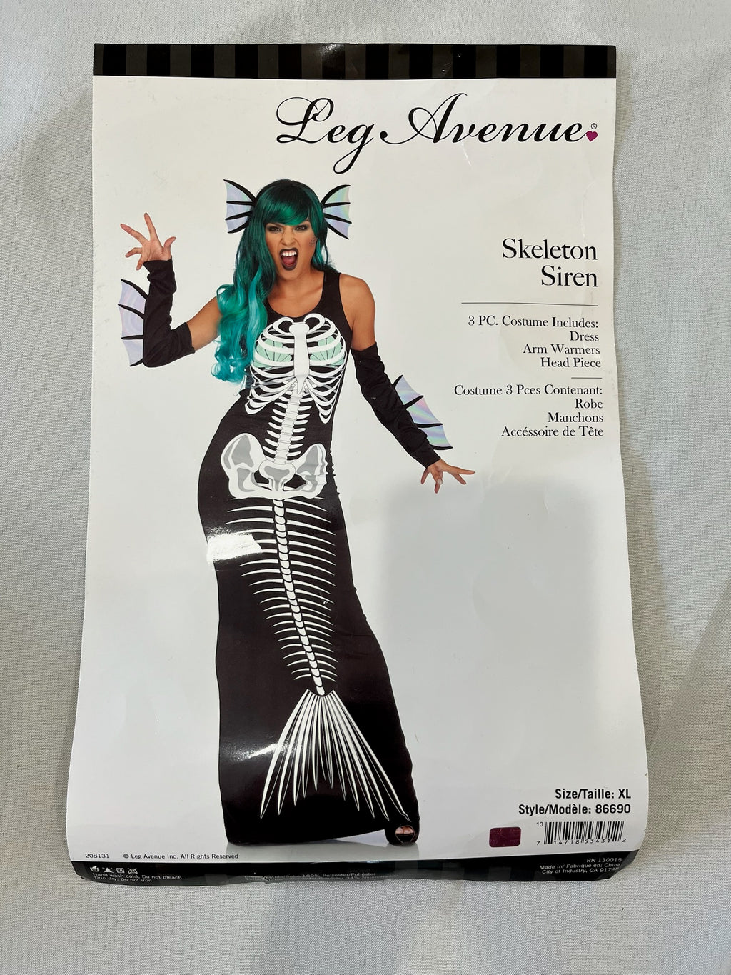 Women’s Skeleton Siren Costume