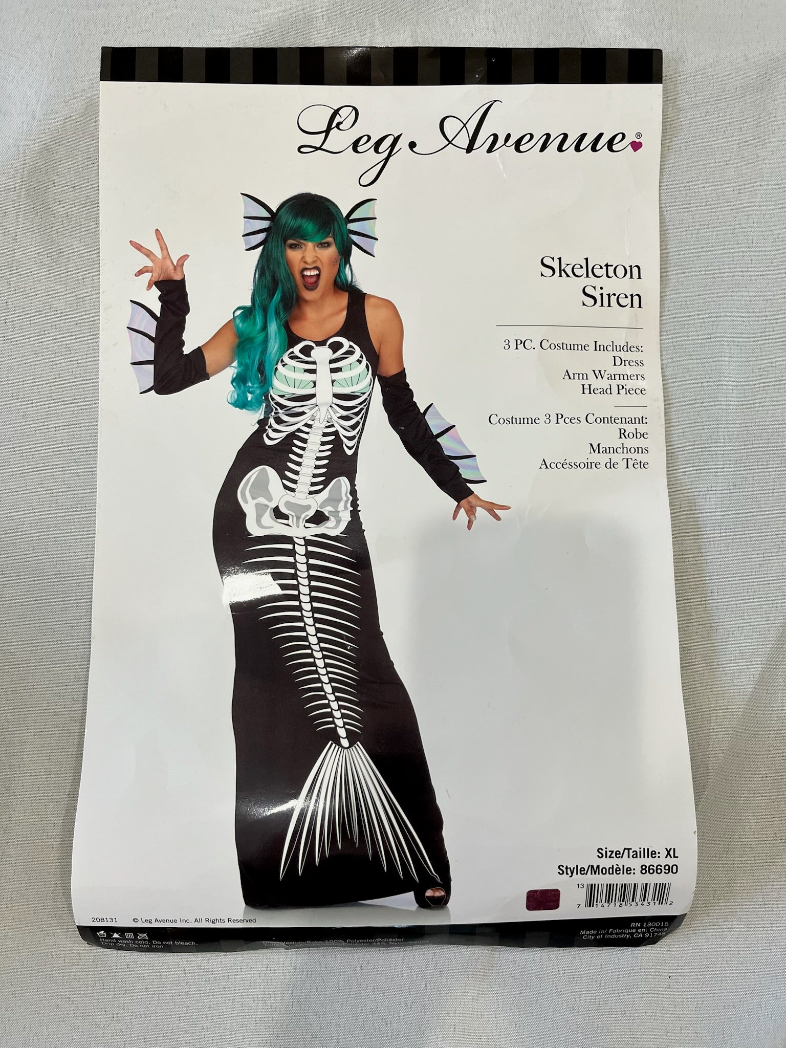 Women’s Skeleton Siren Costume