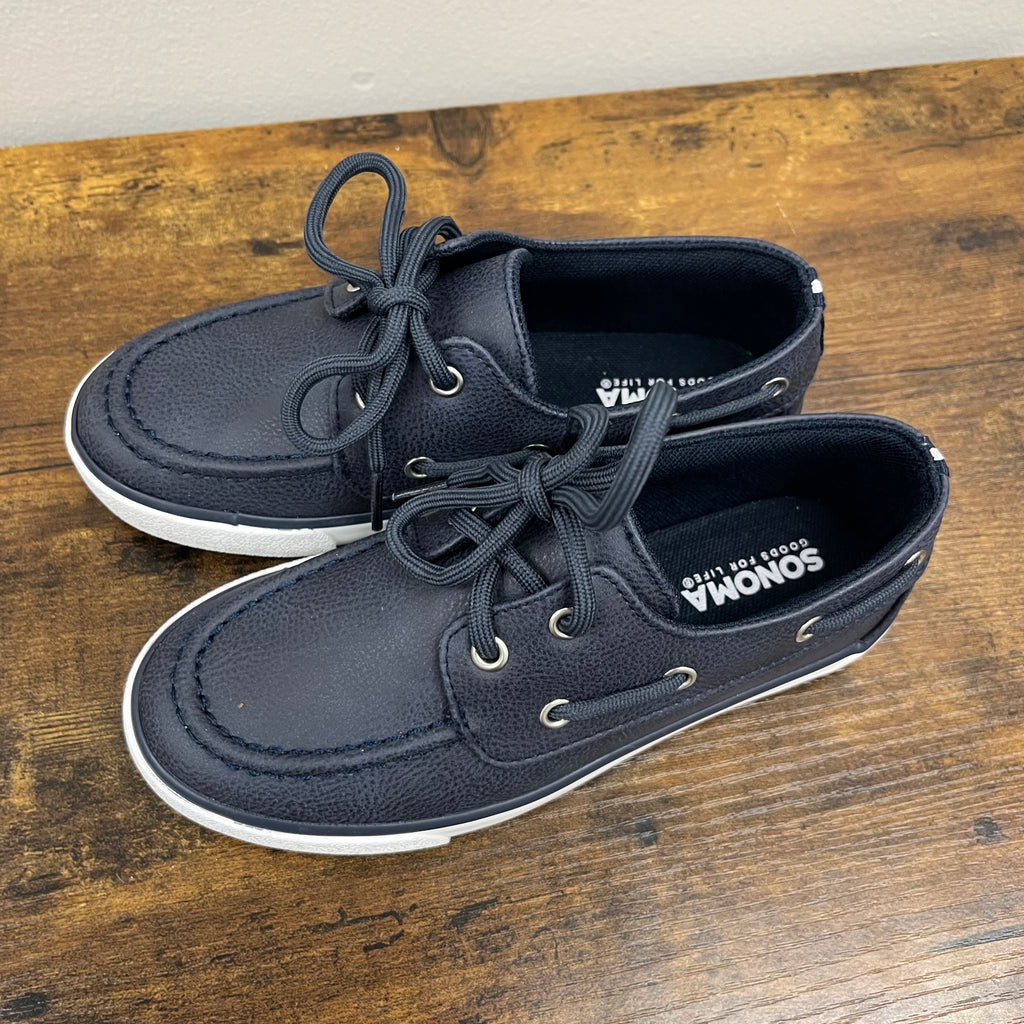 New Boys Blue Slip On Shoes