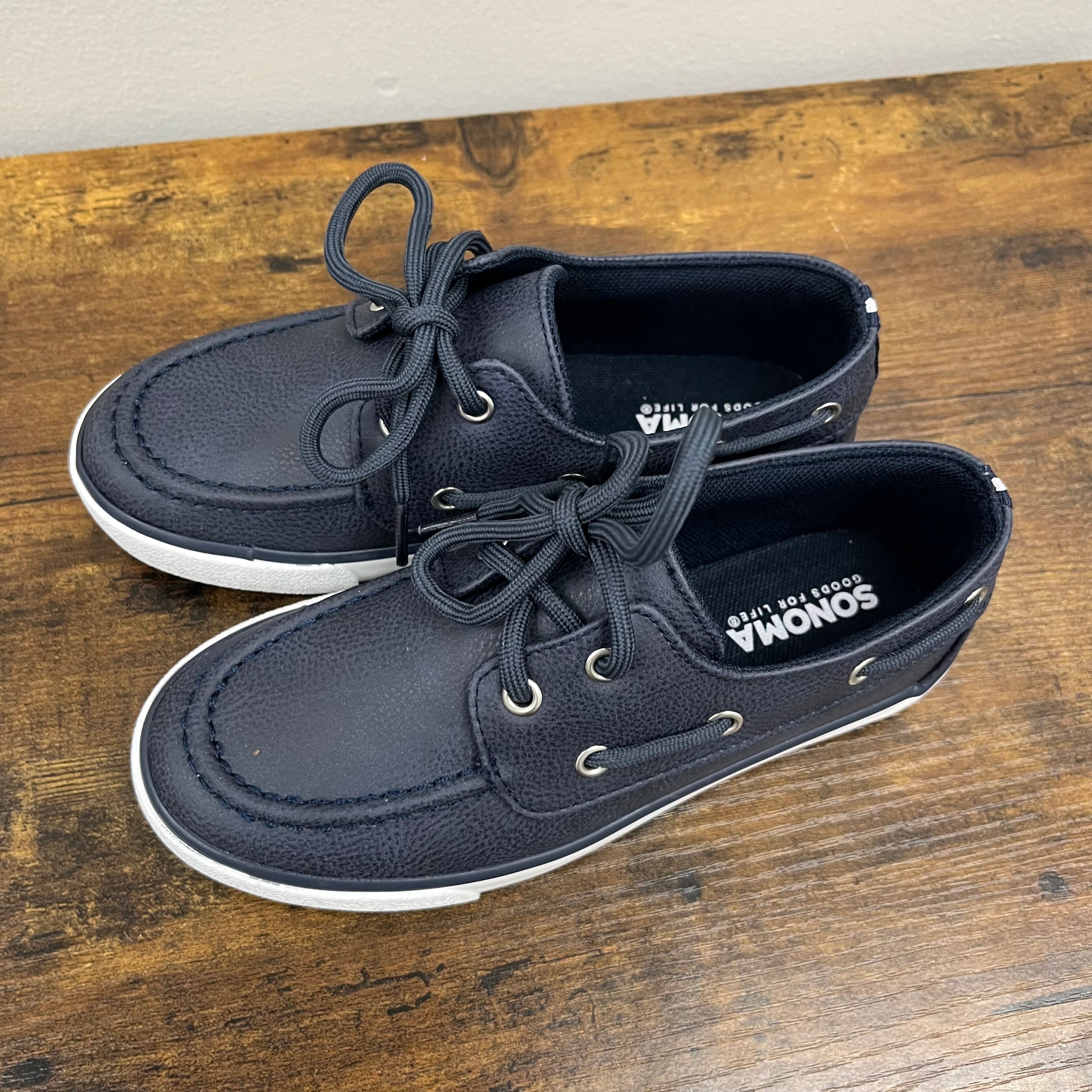 New Boys Blue Slip On Shoes