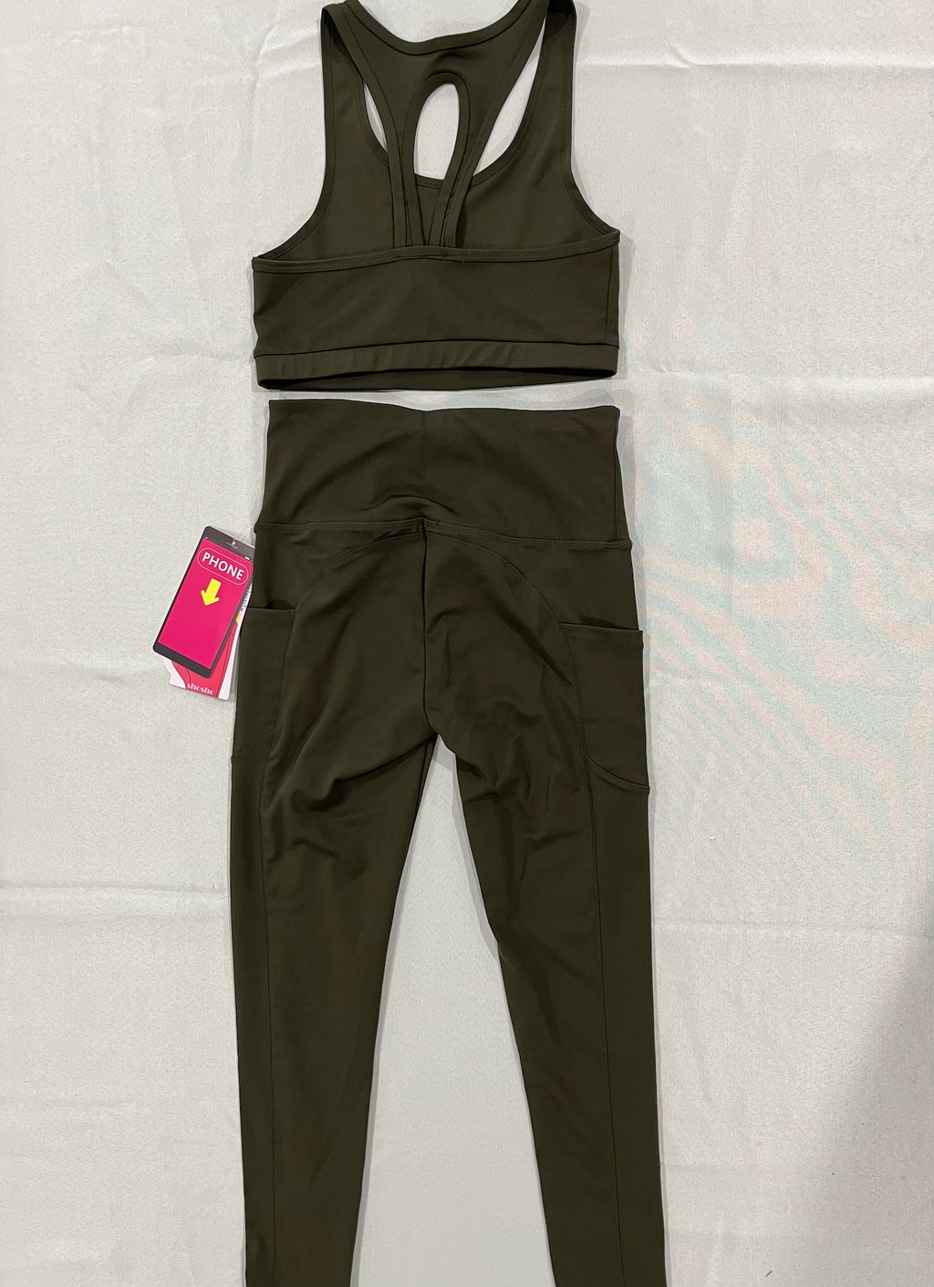 Women’s Solid Colored Two Piece Athletic Sets image 1