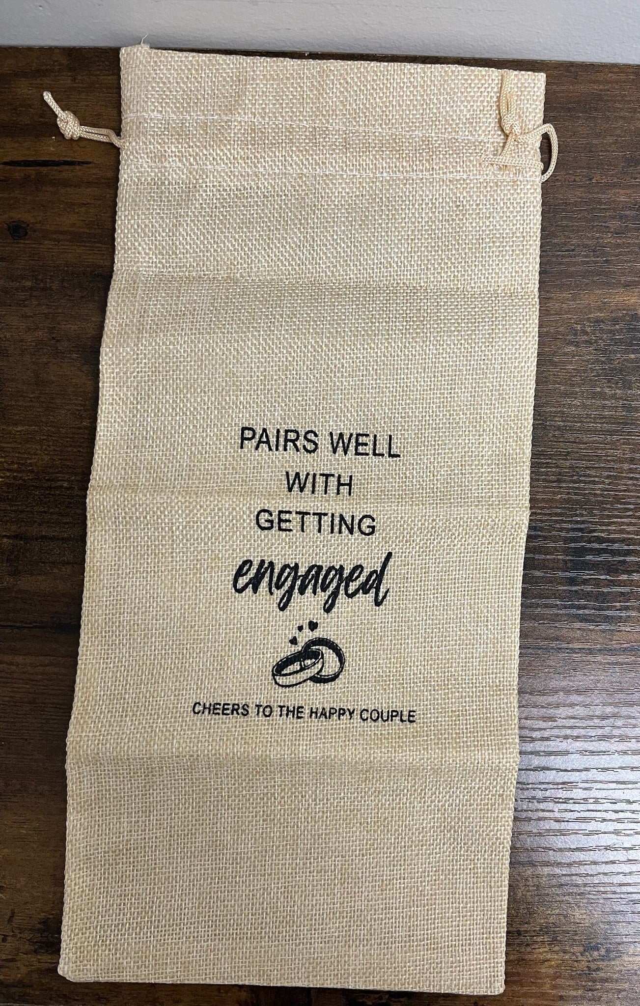 New Wedding Wine Gift Bag