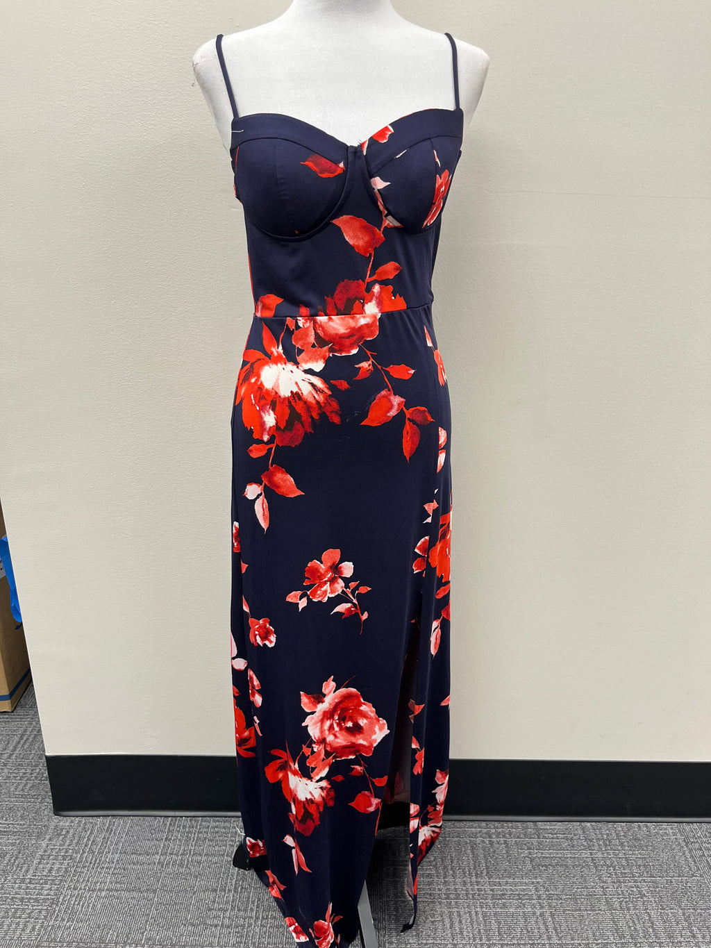 New Women’s Blue Floral Dress