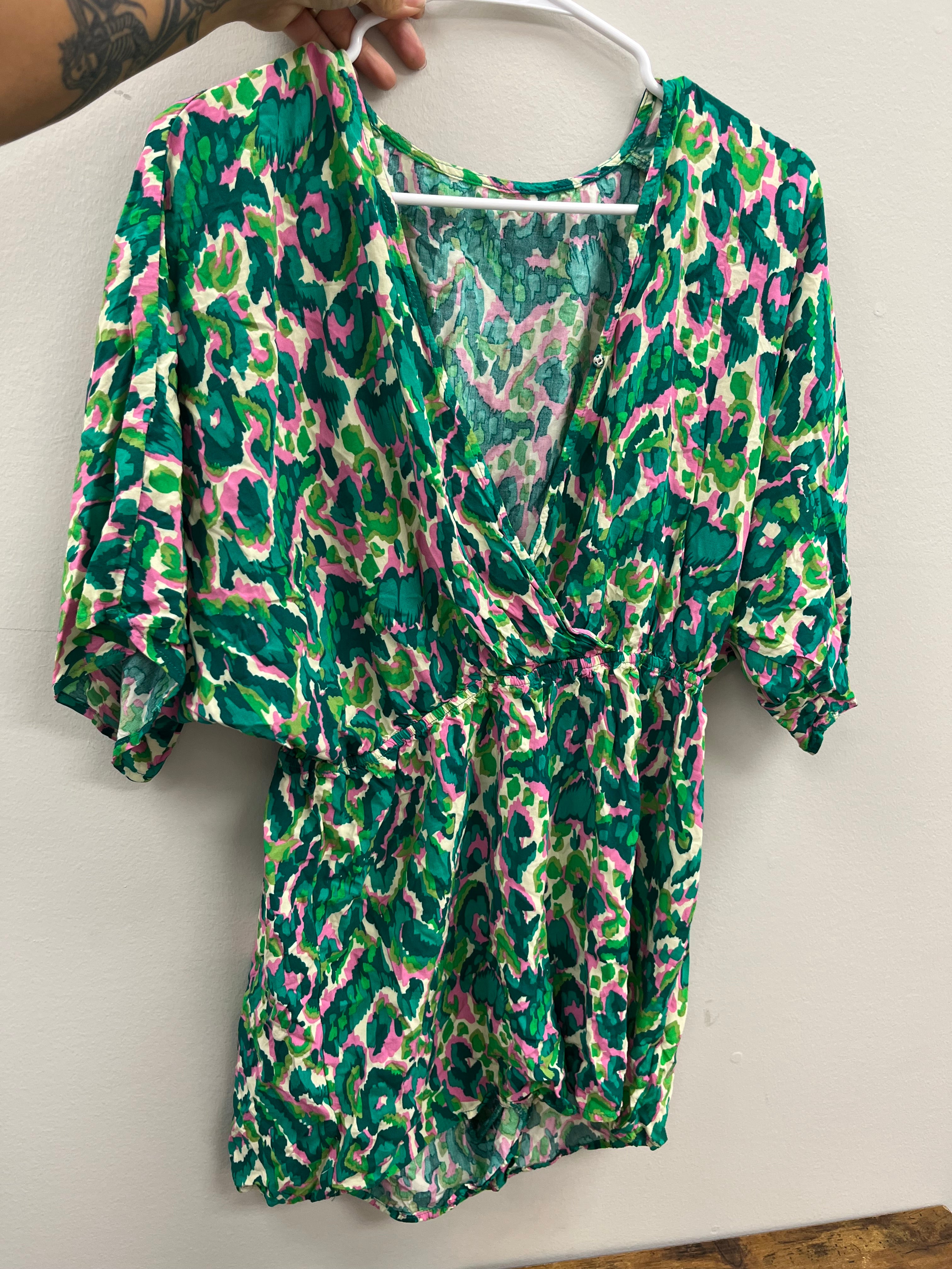 New Women’s Green Romper