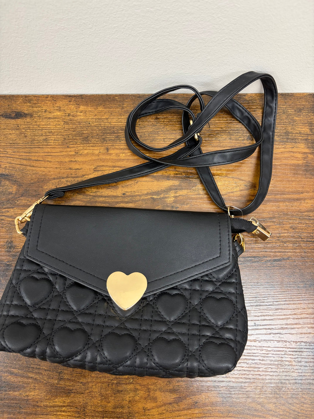 Used Black Crossbody Purse