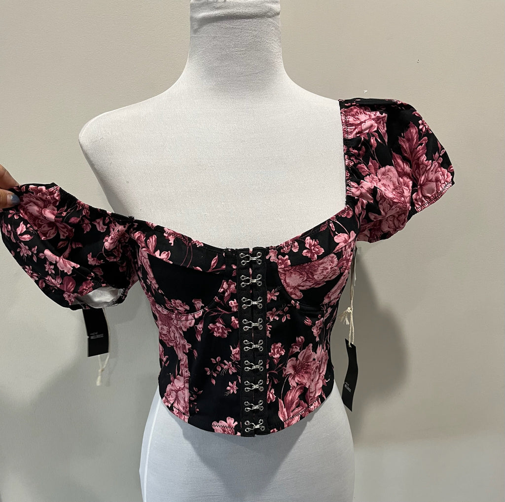 Women’s Floral Crop Top image 2