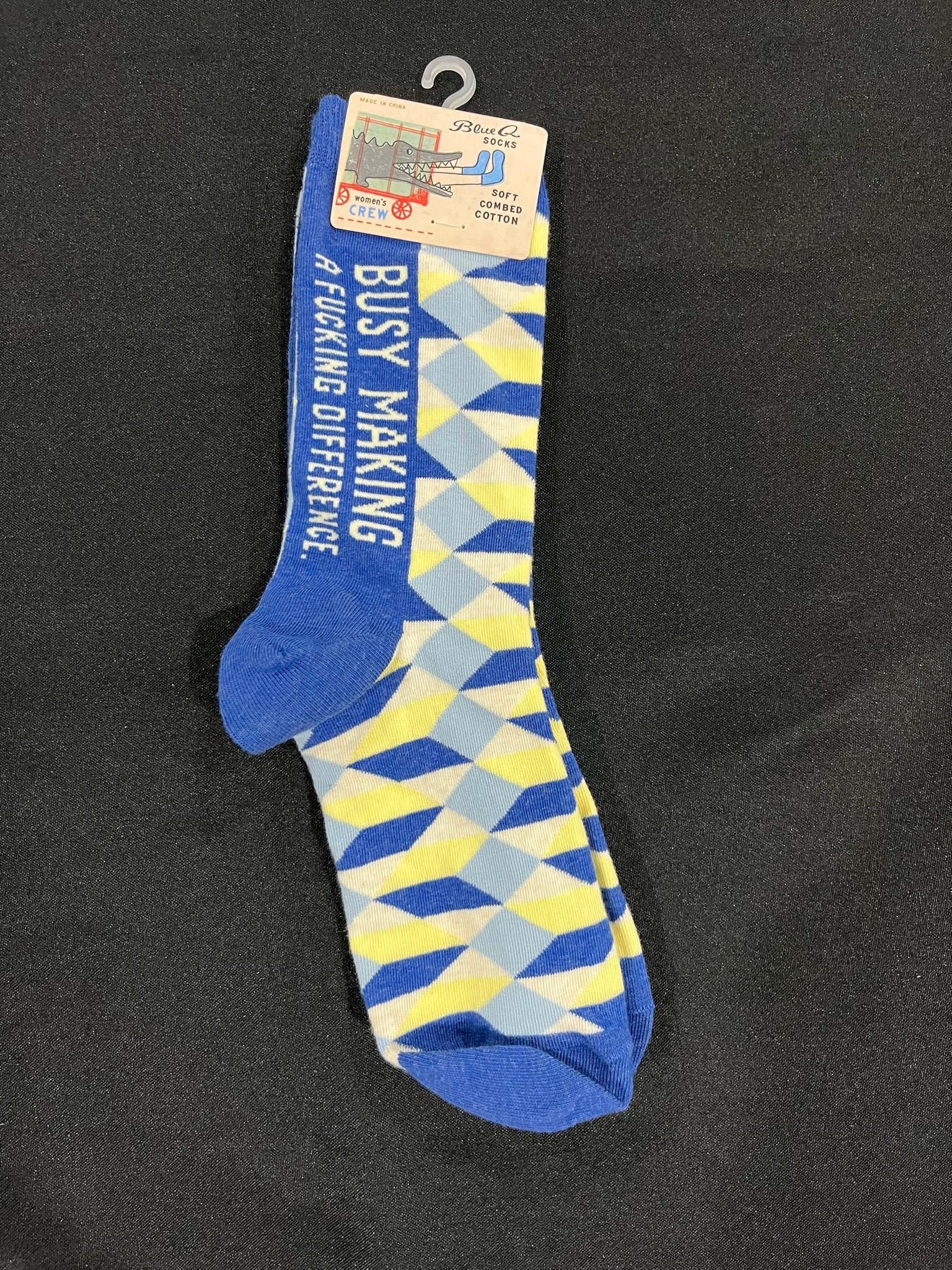 Women’s Busy Making A F****** Difference Socks image 0