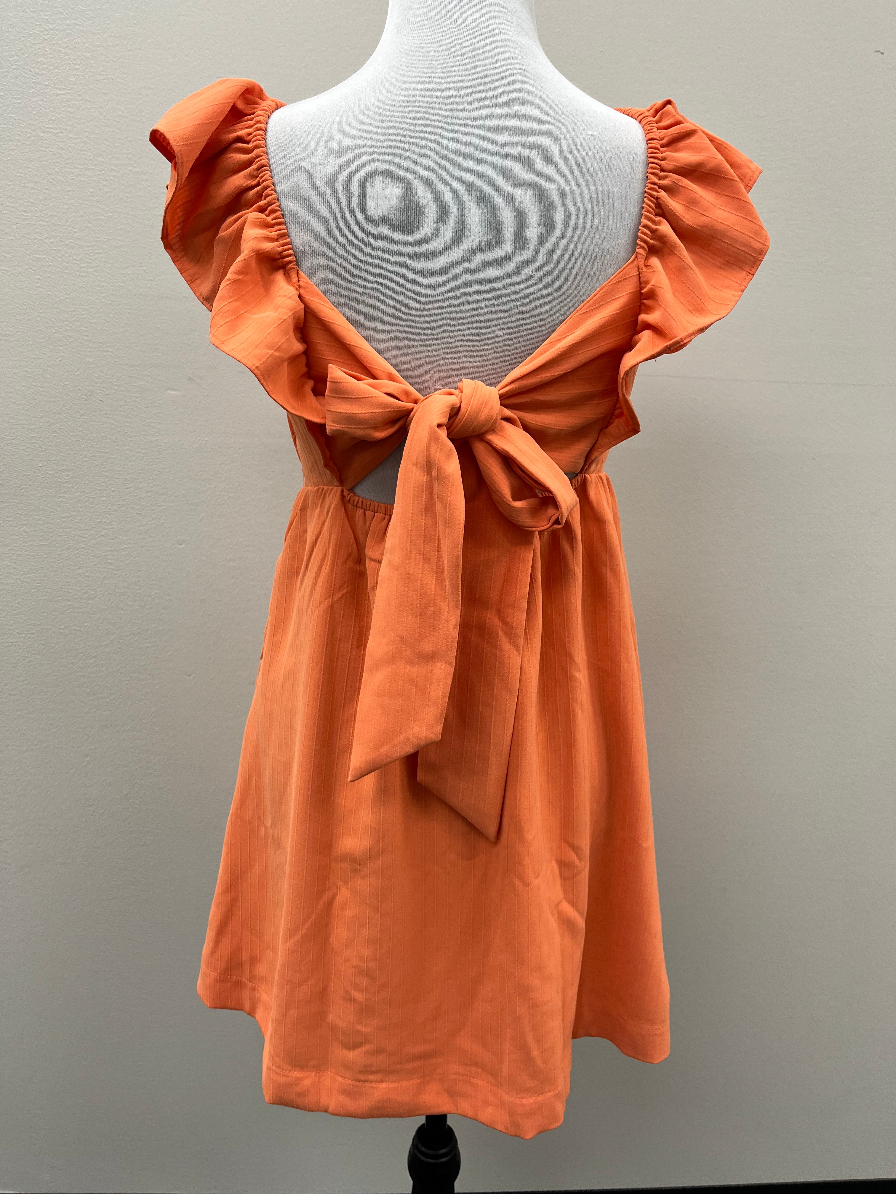 New Women’s Orange Dress