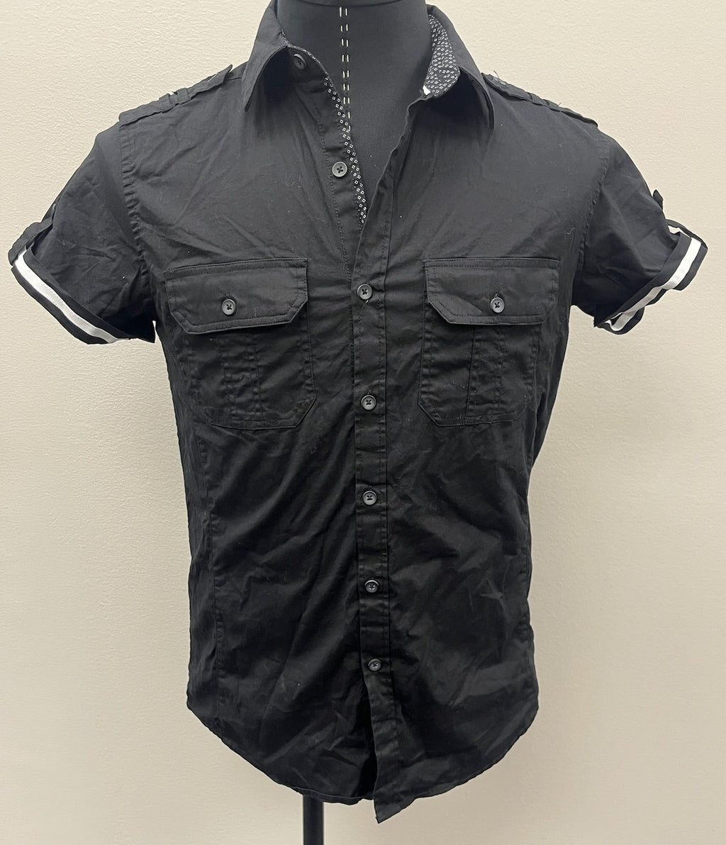 Men’s Black Button Up Shirt