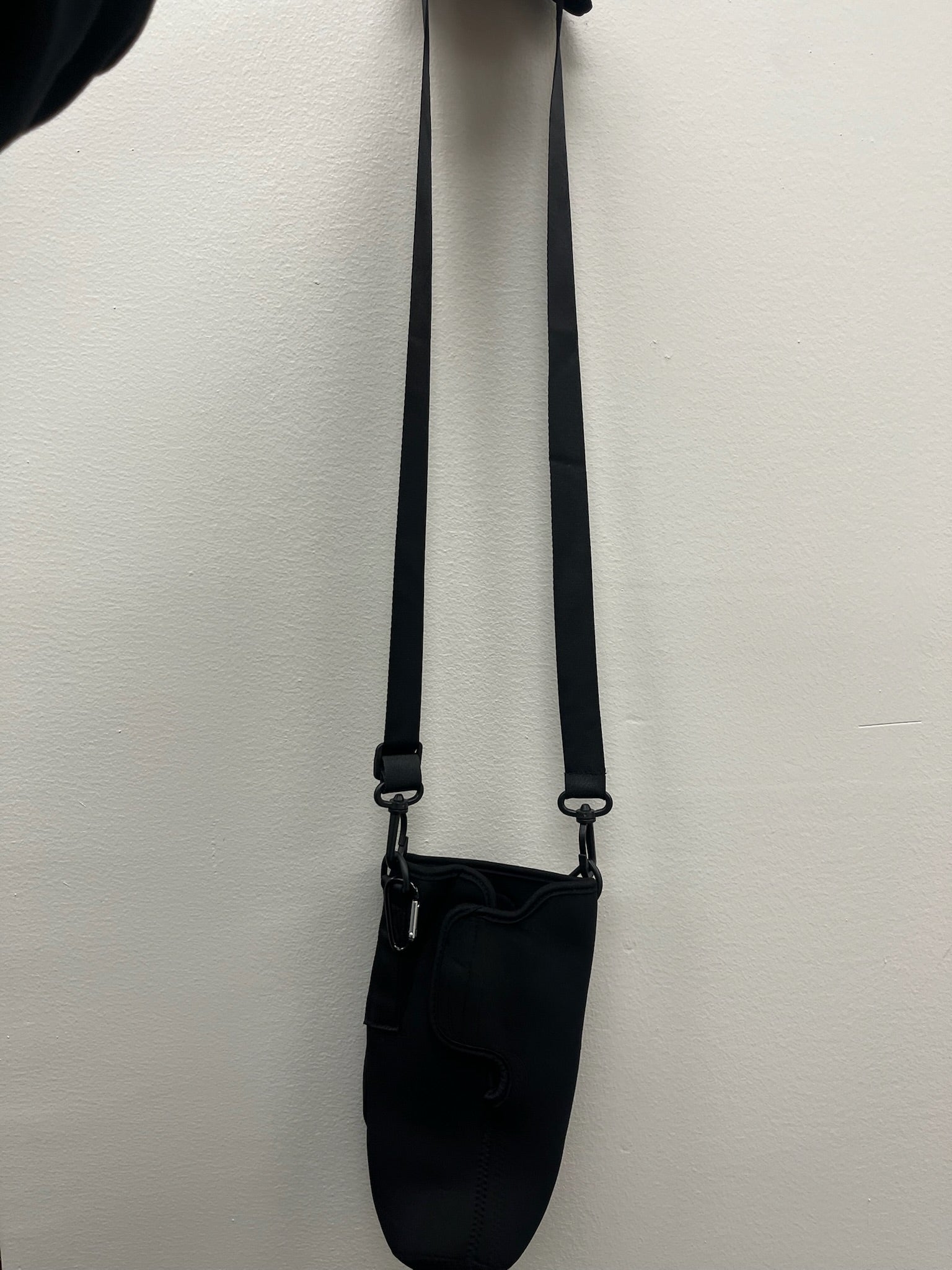 Black Water Bottle Crossbody Bag