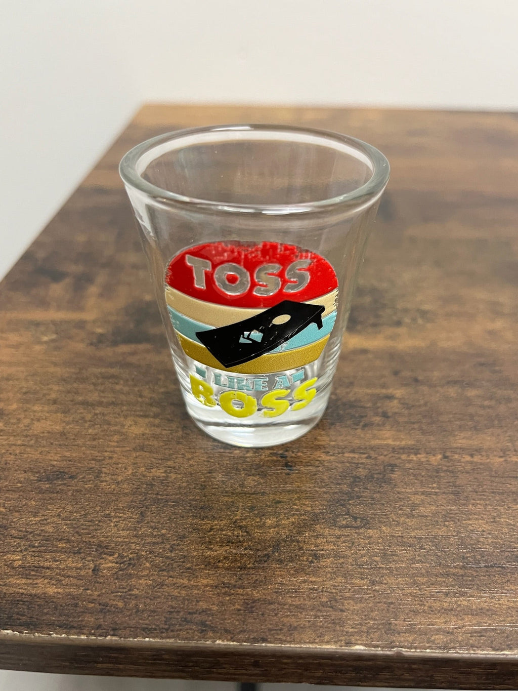Toss Like A Boss Shot Glass