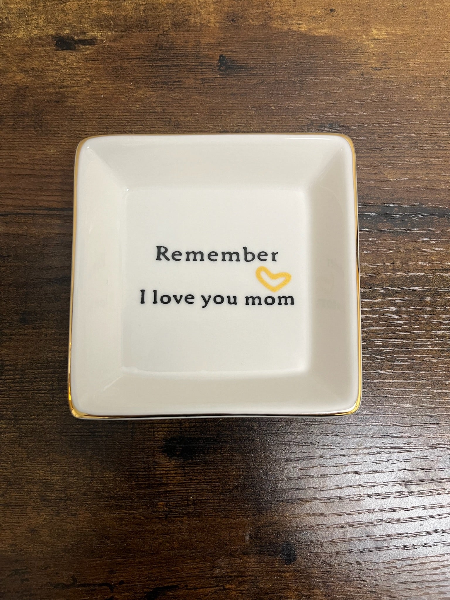 New Mom Trinket Candy Dish-Regular Writing