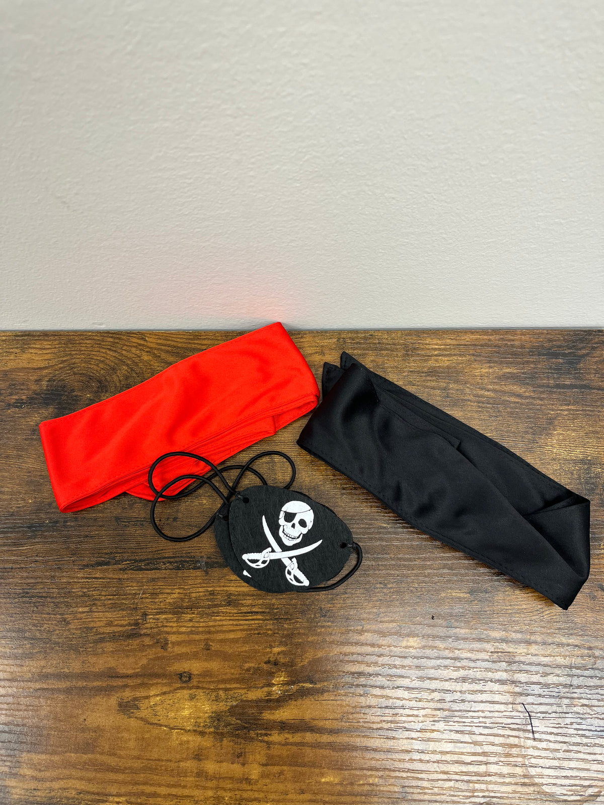 New 4 Piece Pirate Banda & Patch Set