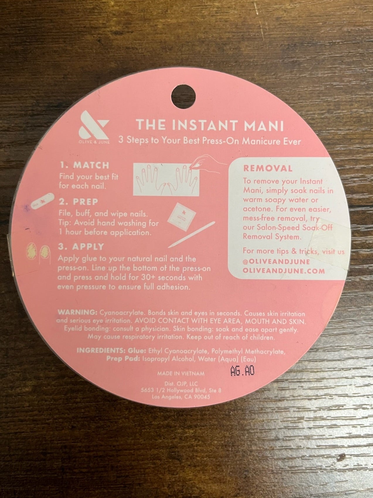 New Pink Nail Set