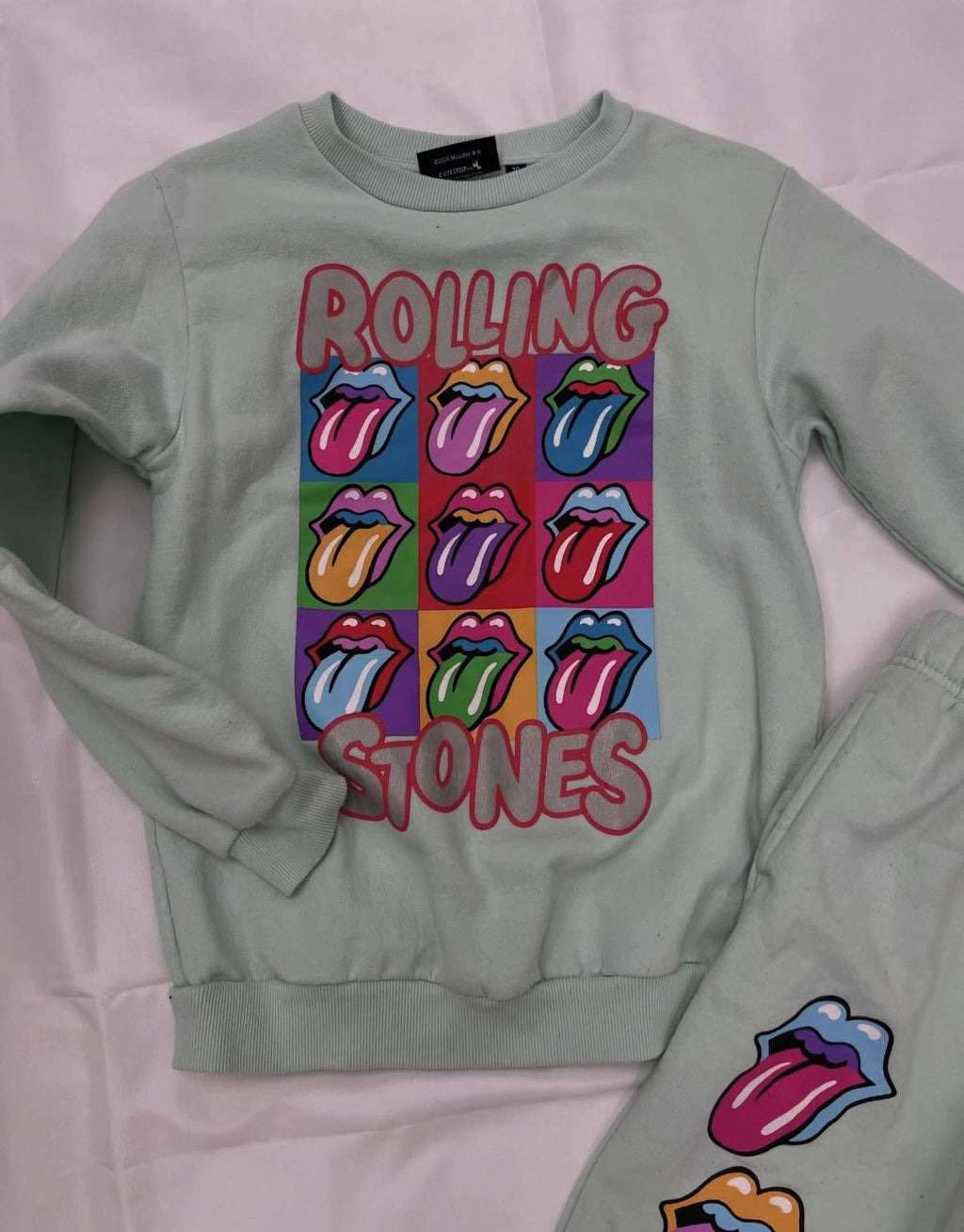 Used Two Piece Girls Sweatsuit