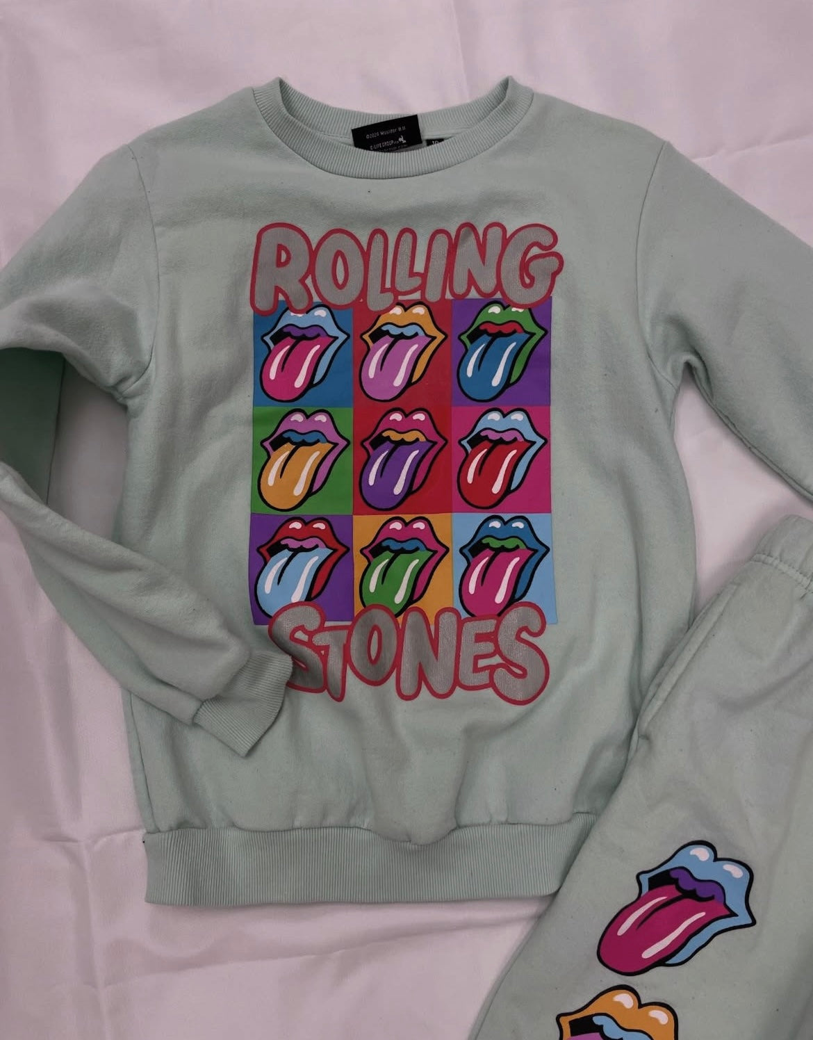 Used Two Piece Girls Sweatsuit