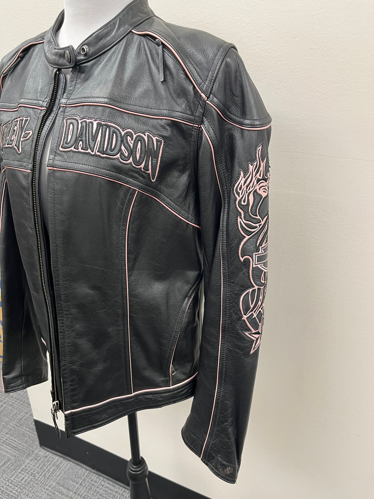 Used Women’s Leather Motorcycle Jacket