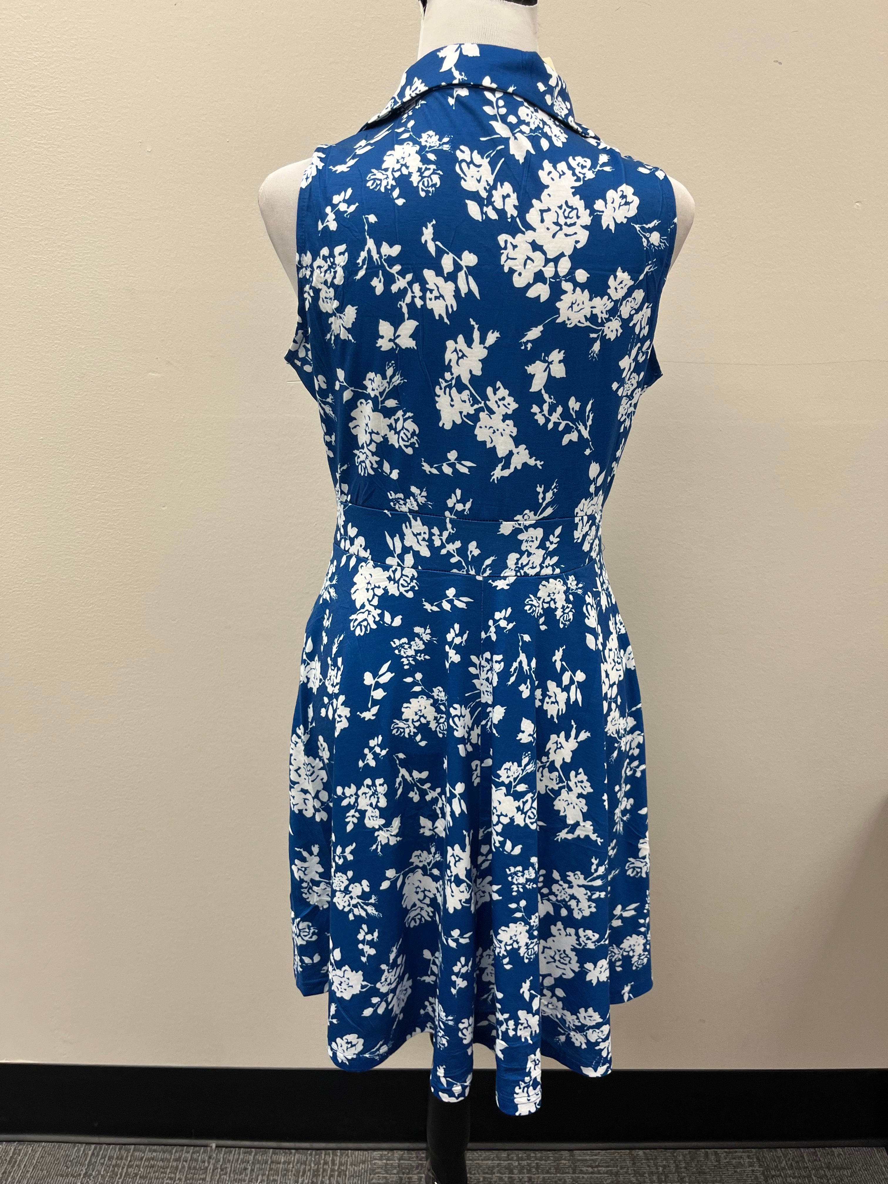 New Women’s Blue Floral Dress