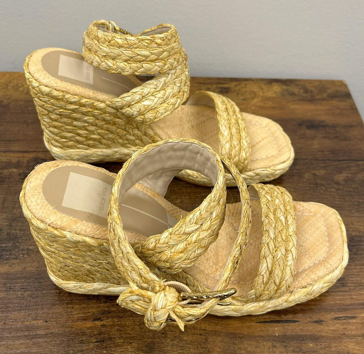 New Women’s Beige Wedges