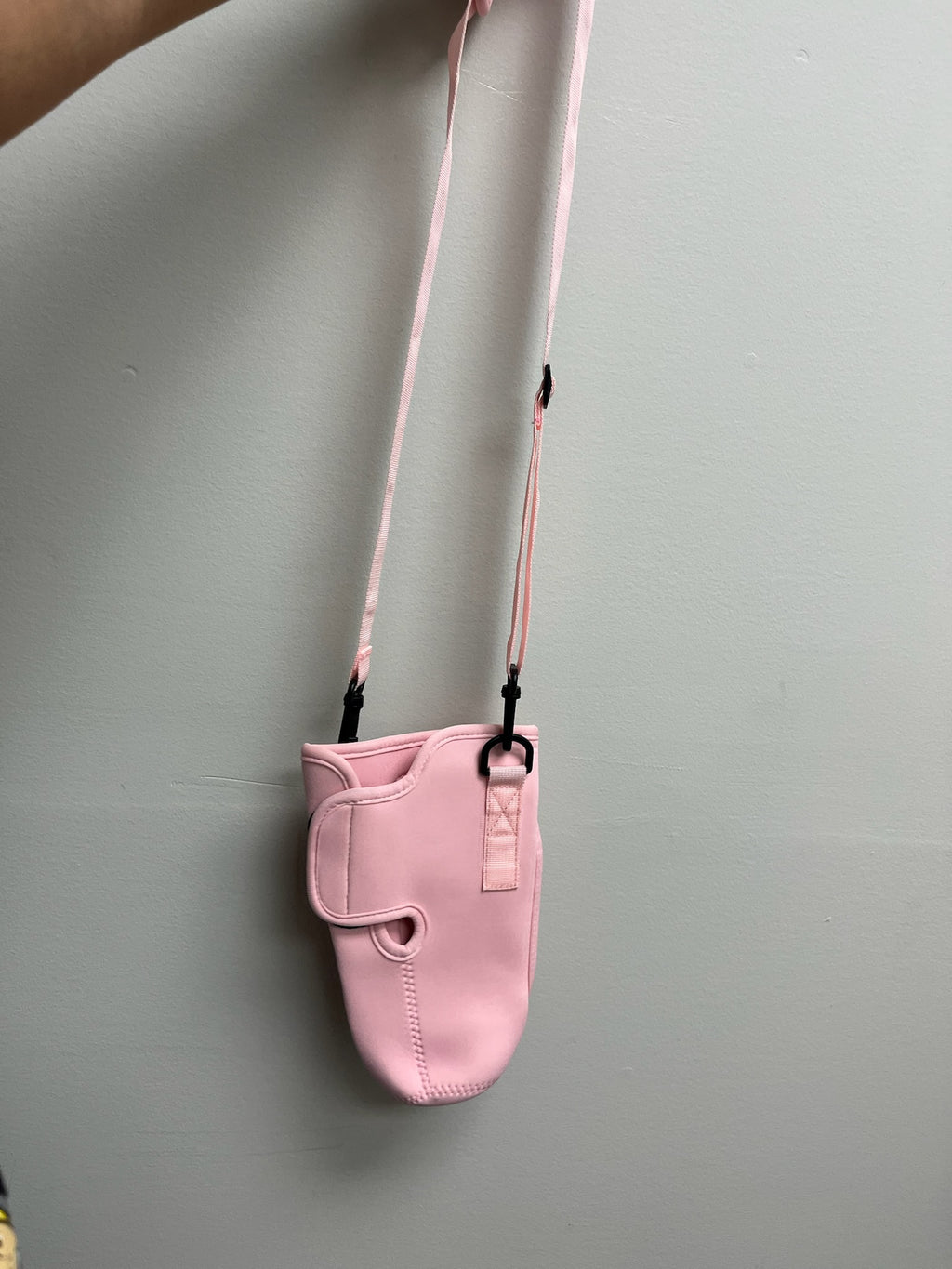 New Pink Water Jug & Wallet Pocket Bag