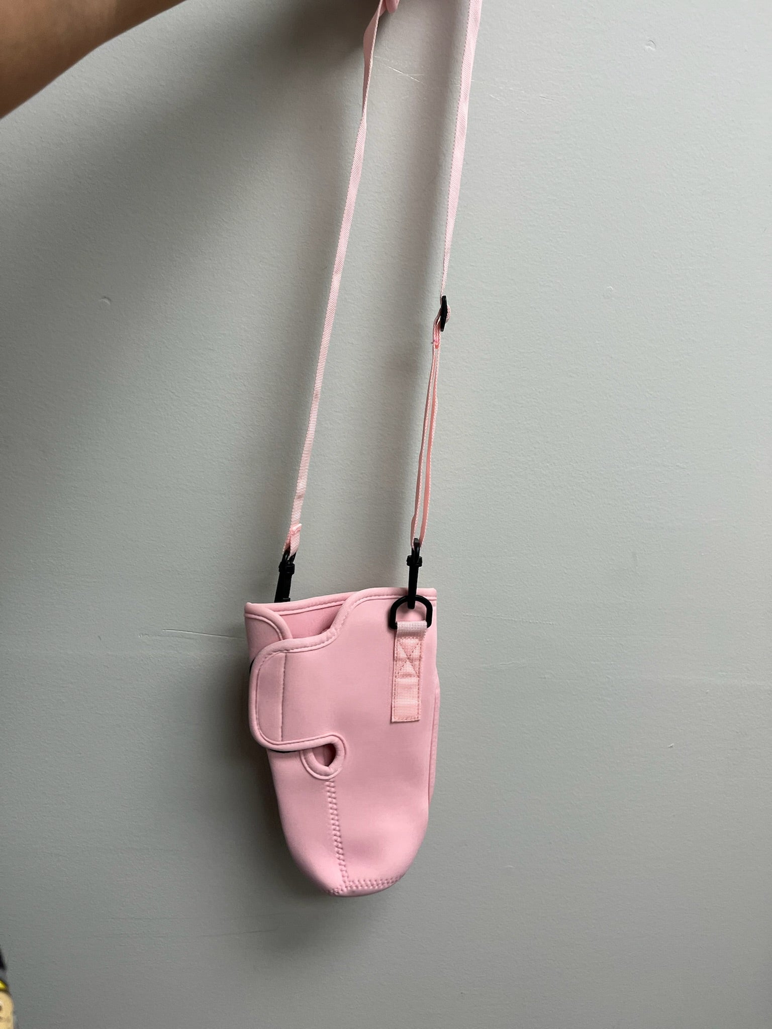 New Pink Water Jug & Wallet Pocket Bag