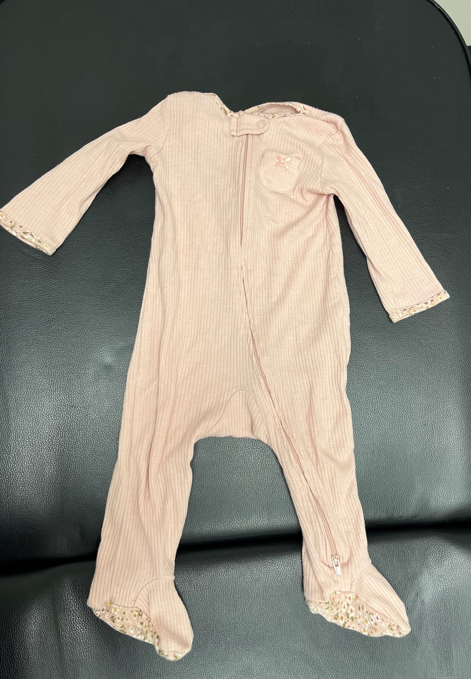 Girls Pink Onesie